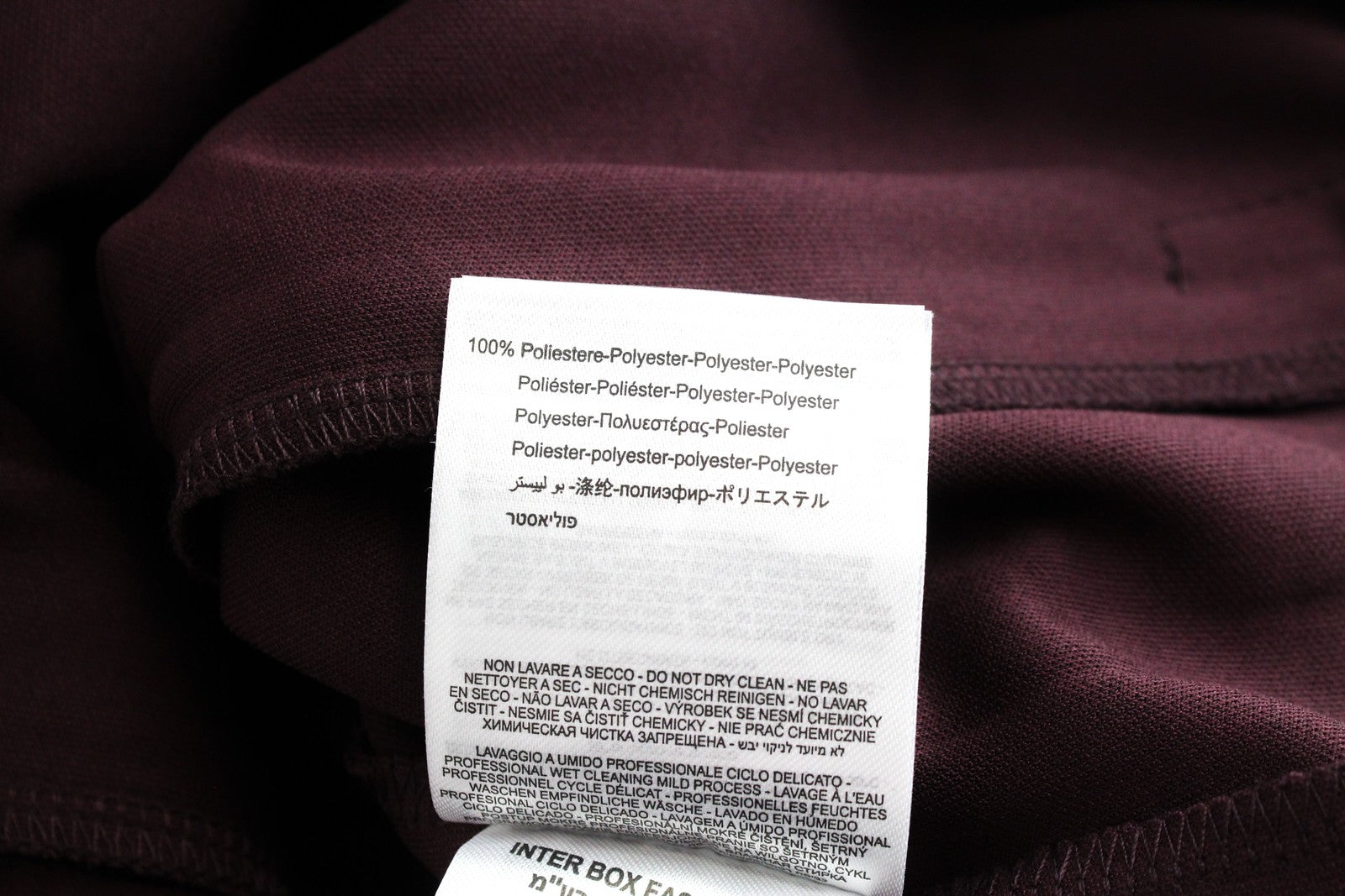 REPLAY riboto leidimo vyriškas džemperis M bordo spalvos su ilgu užtrauktuku