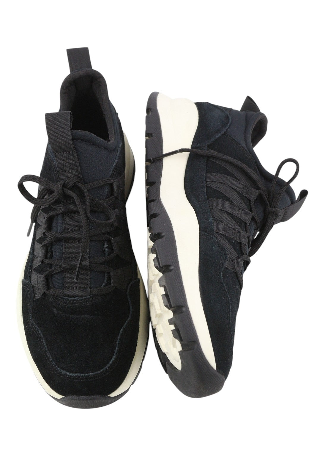 TIMBERLAND A24S9 vyriški sportbačiai EU41.5 EU42 juodi zomšiniai odiniai sportbačiai su raišteliais 