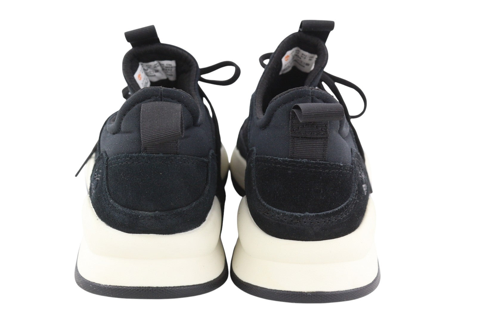 TIMBERLAND A24S9 vyriški sportbačiai EU41.5 EU42 juodi zomšiniai odiniai sportbačiai su raišteliais 