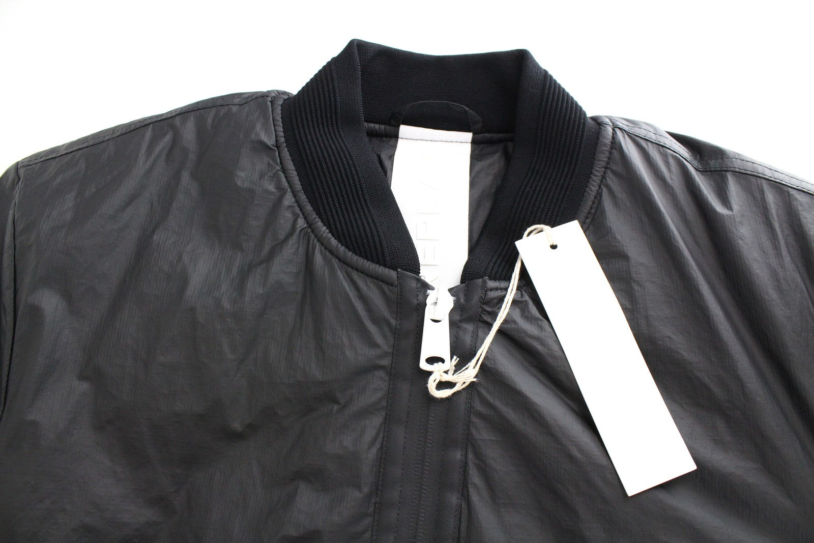 REPLAY vyriška striukė L, juoda, su pamušalu, ilga, su logotipu, viengulė lova 