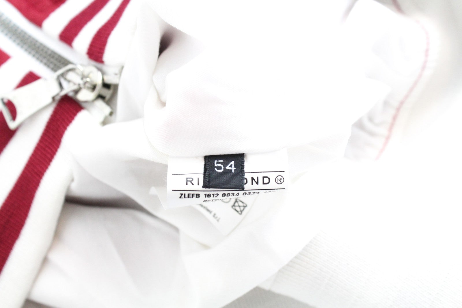 RICHMOND vyriška striukė 54 raudona, su pamušalu, ilga, lengva, užtrauktuku 