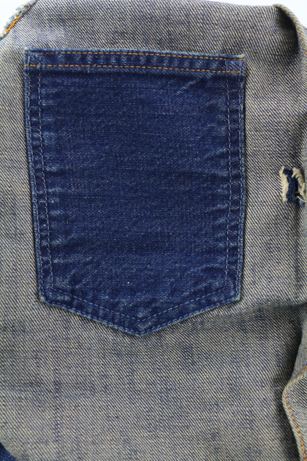 NUDIE Sonny Rig Orta Men Jacket M Faded Denim Unlined Button Closure PL Neck