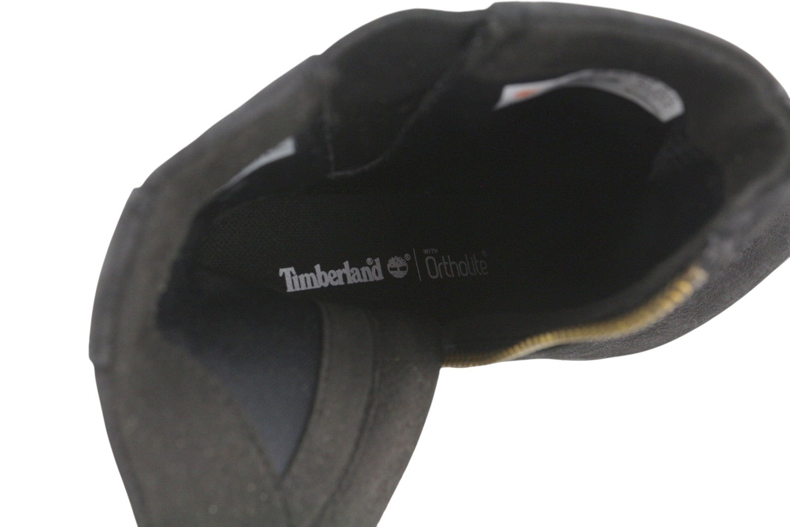 TIMBERLAND A22BA moteriški aulinukai EU37.5 EU38.5 juodi odiniai batai su kulnu ir užtrauktuku, ortolitas 