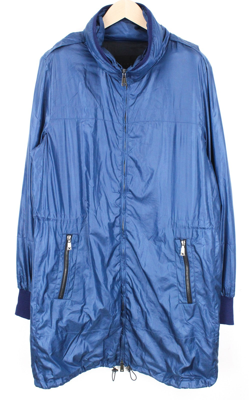 RICHMOND vyriška striukė 48 mėlyna lengva ilga su užtrauktuku 