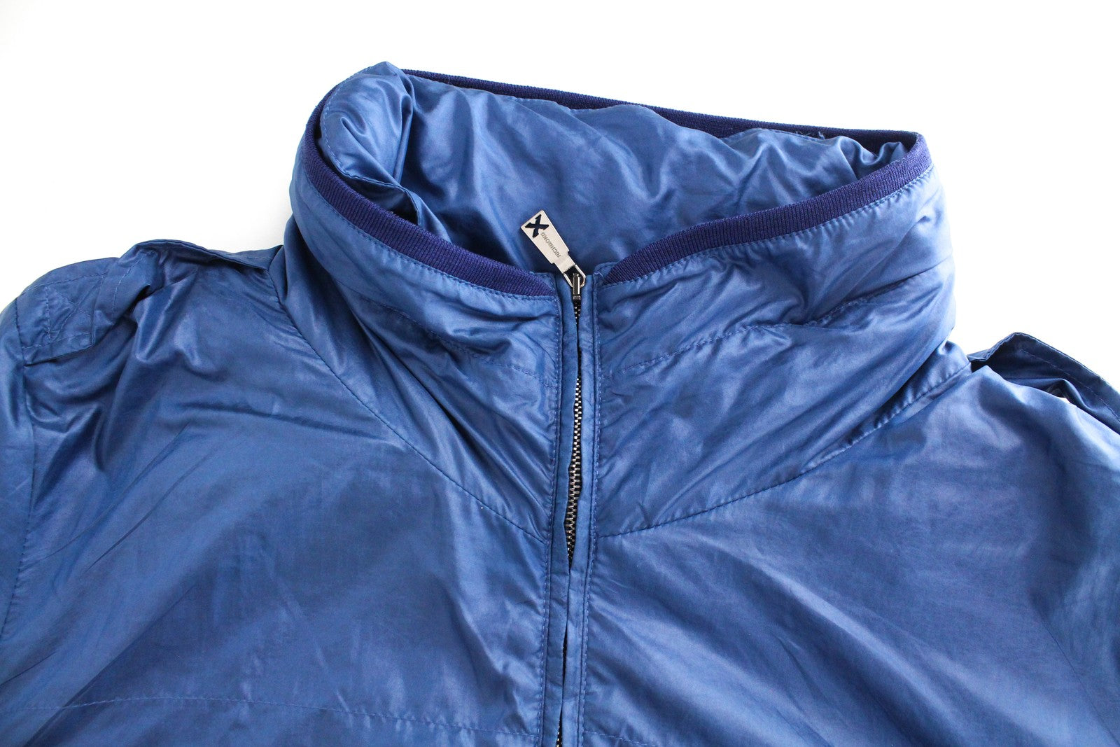 RICHMOND vyriška striukė 48 mėlyna lengva ilga su užtrauktuku 