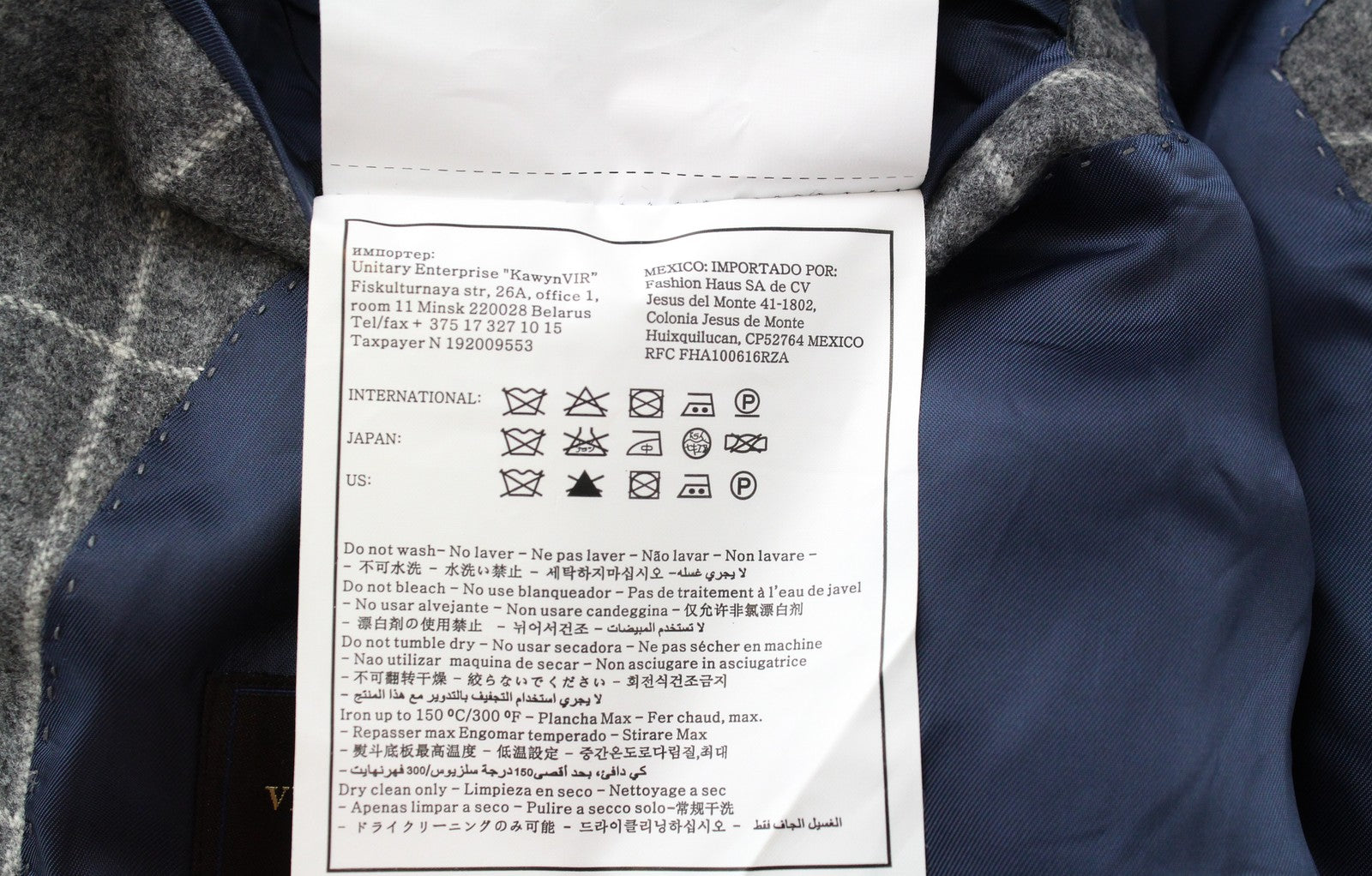 „SUITSUPPLY“ vyriškas klasikinis, pilkas, languotas vilnonis švarkas „Havana“ su pamušalu, UK48L 