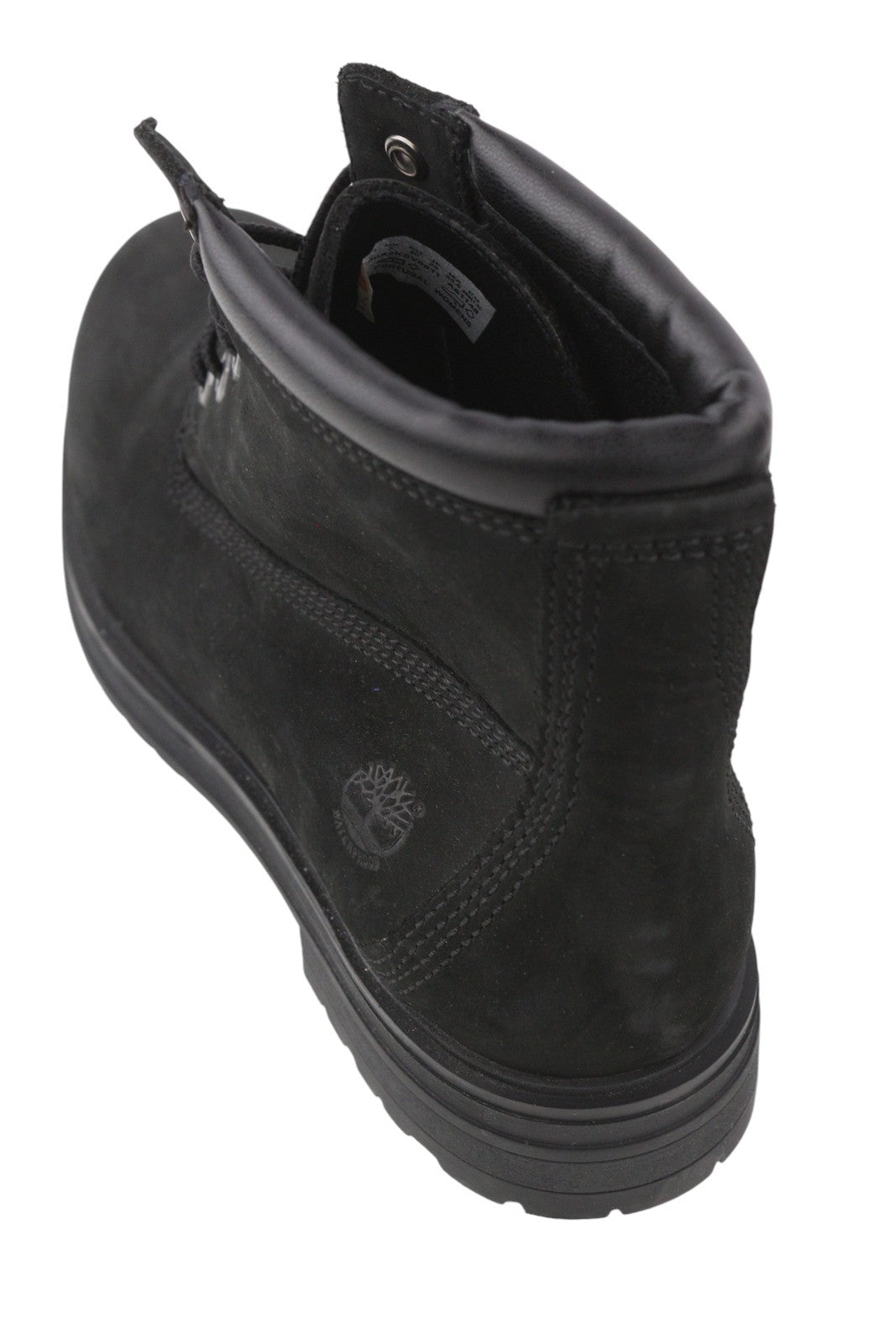 TIMBERLAND Women Boots EU40 EU41 Black Leather Ankle Top Lace Up Waterproof