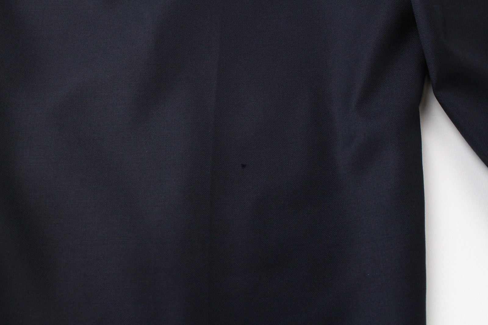 SUITSUPPLY UK36S Navy Wool Men's Pleated Trousers Slit Pocket Lined