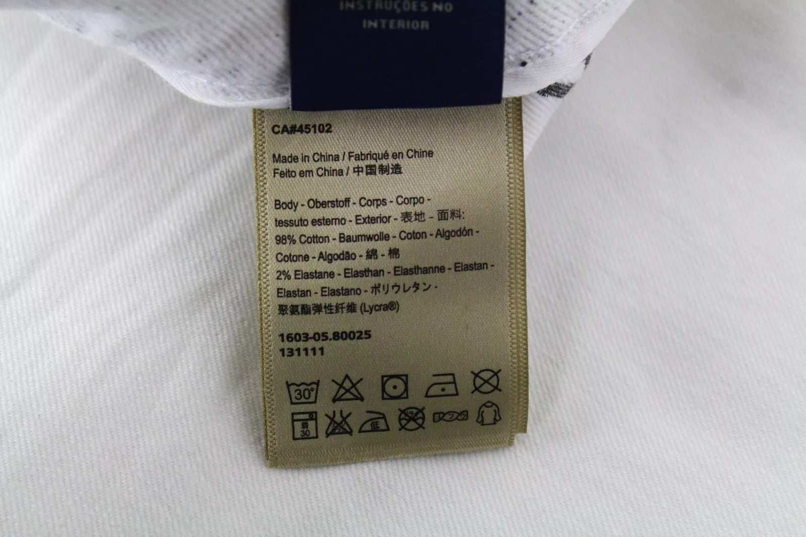 SCOTCH & SODA Men Pike Jeans W28/L32 White Skinny Fit Cotton Stretch Pants