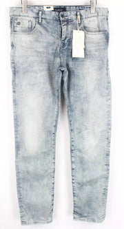 SCOTCH &amp; SODA W31/L32 Ralston mėlyni vyriški džinsai, ploni, skalbti, tamprūs džinsai 