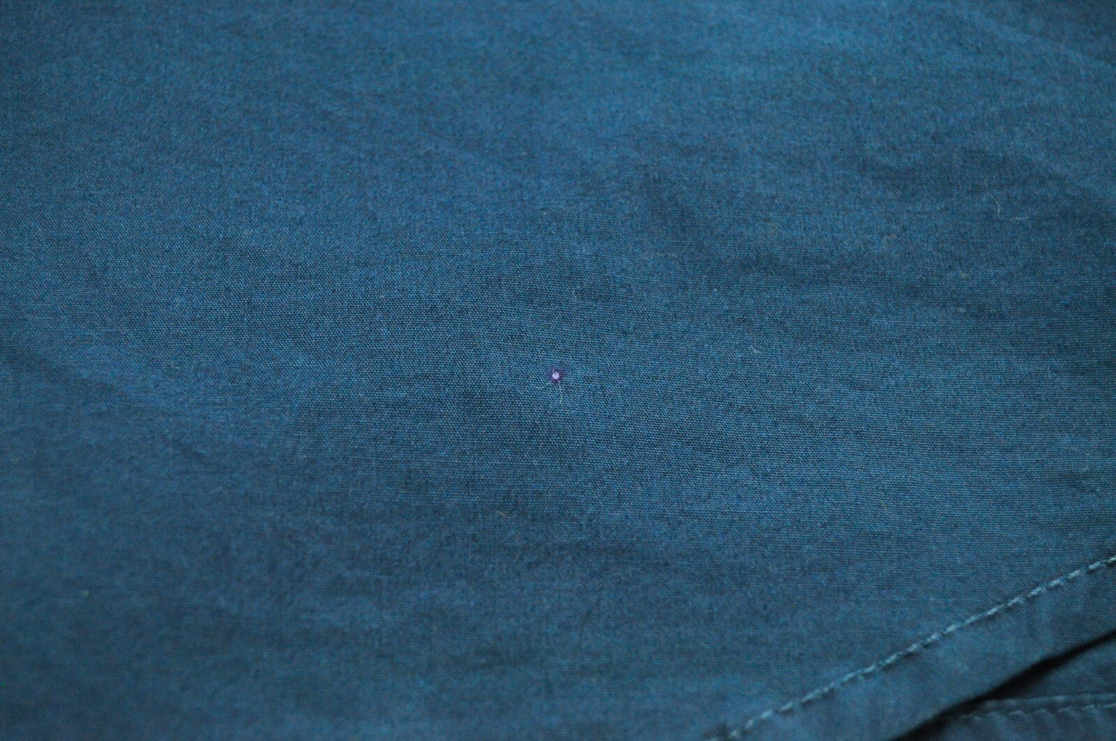 BLUE FIELDS Men Shirt L Blue Button-Down Long Sleeve Cotton with Pocket