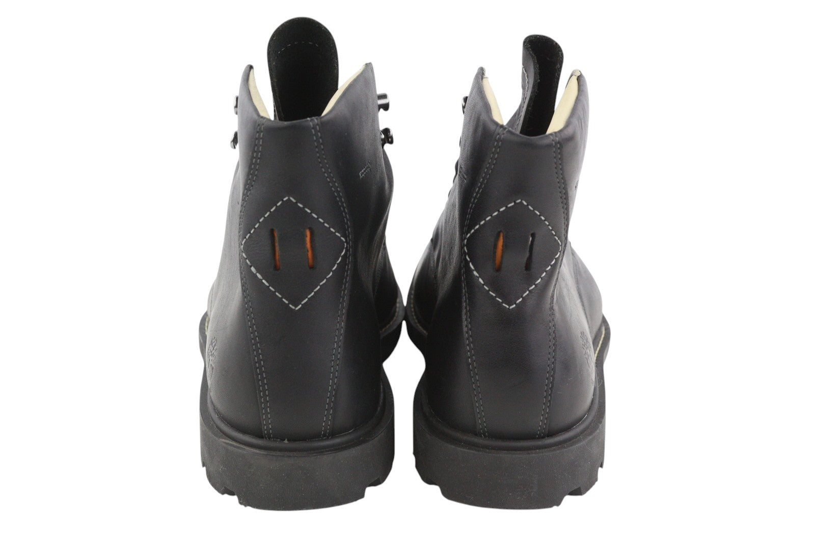 TIMBERLAND A2FHE vyriški aulinukai EU42 EU43 juodi odiniai su raišteliais, iki kulkšnies, „Earthkeepers“ stiliaus. 