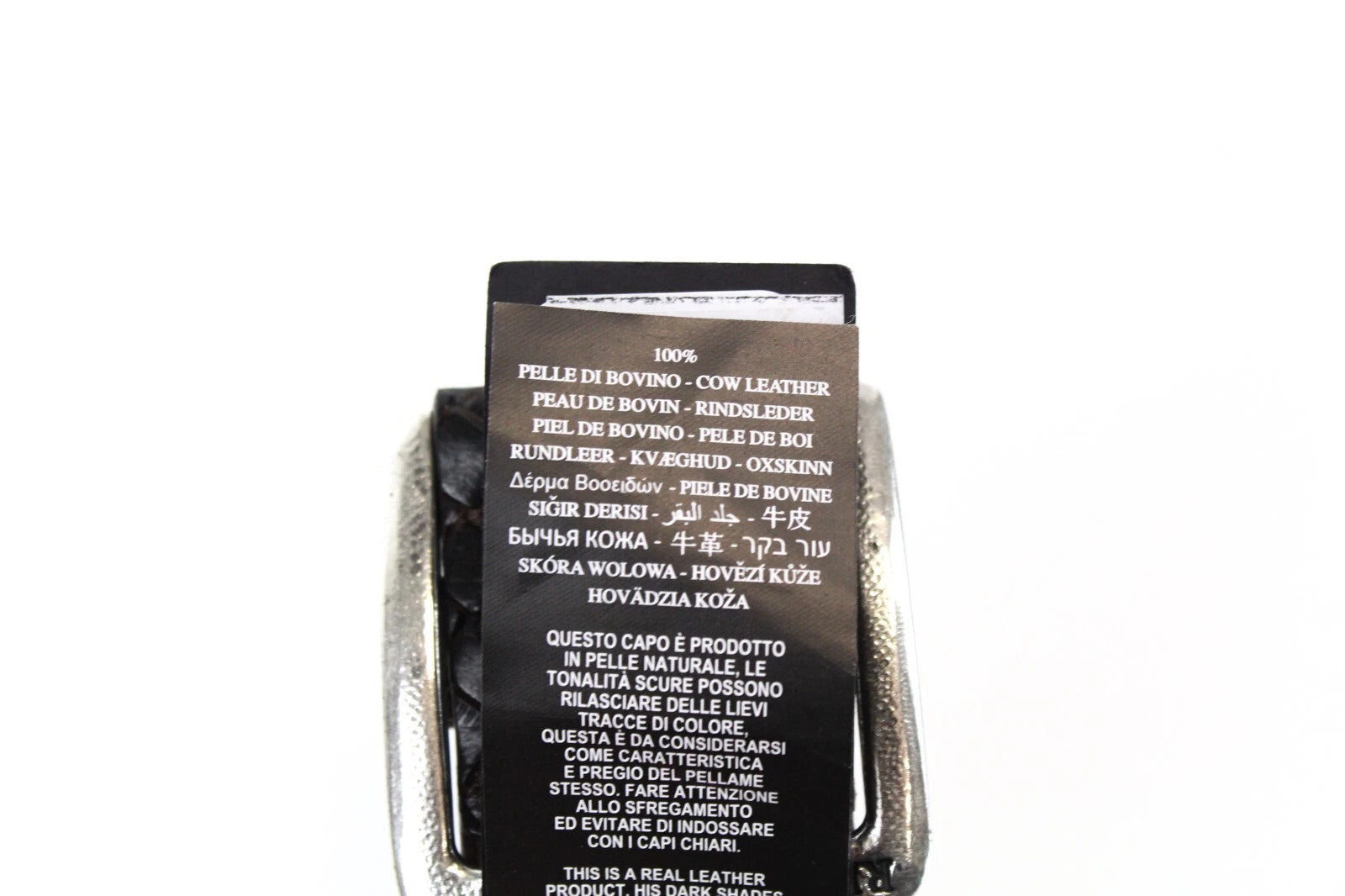 REPLAY 85 cm vyriškas diržas natūralios odos rudas raštas kvadratinė sagtis 