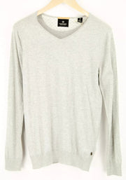 SCOTCH &amp; SODA megztinis vyrams M, pilkas, Ams Couture medvilninis megztinis 