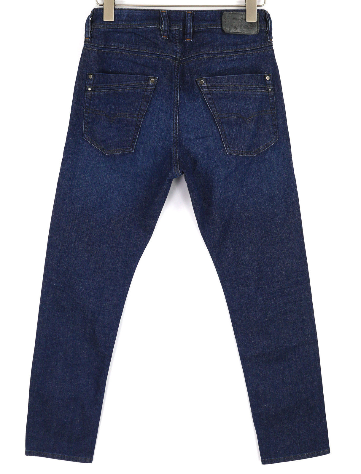 DIESEL Krayver R845B vyriški džinsai W28/L30 Regular Slim Carrot Stretch washed blue 