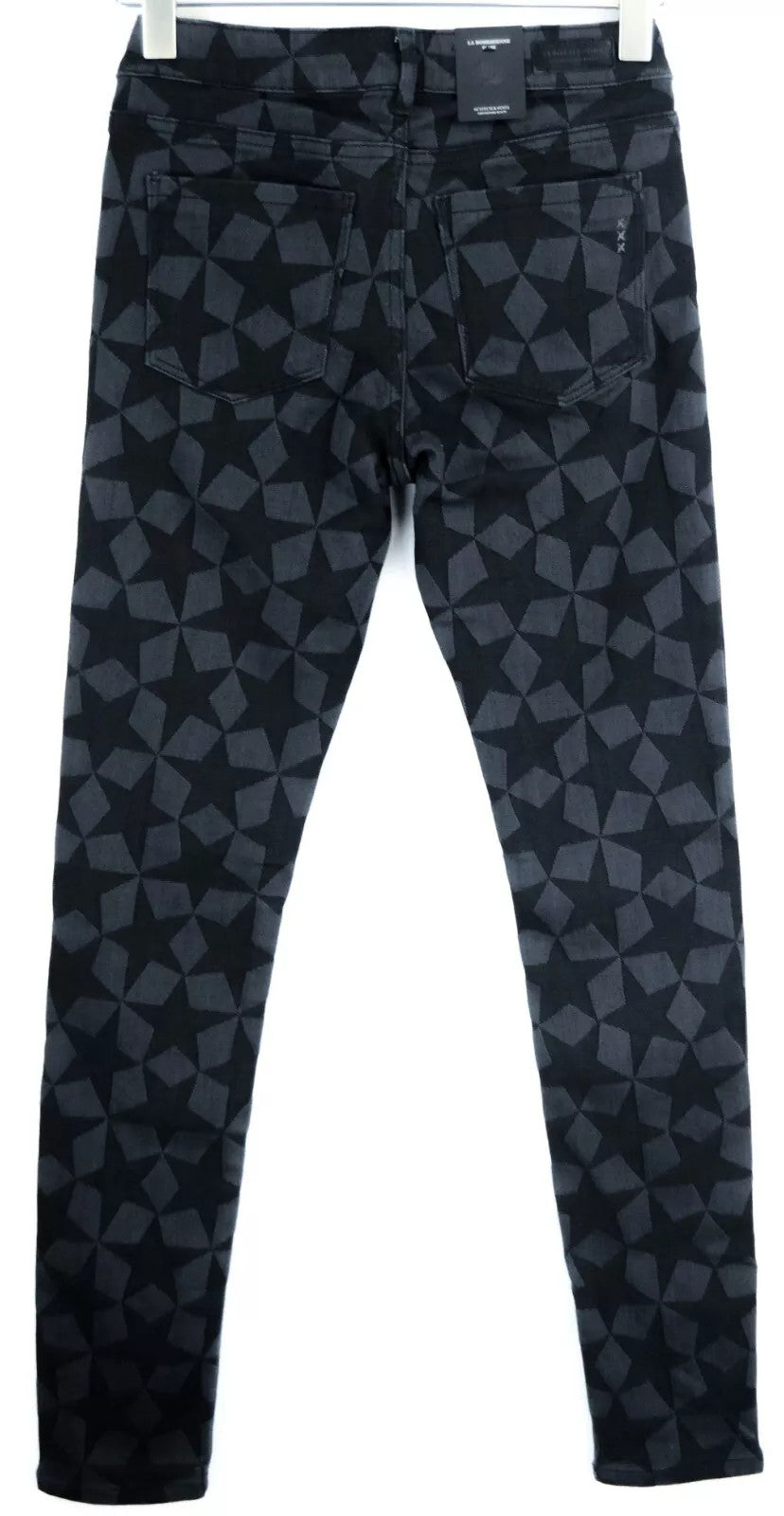SCOTCH & SODA W28/L32 Women Skinny Jeans Black Star Stretch Cotton Fit