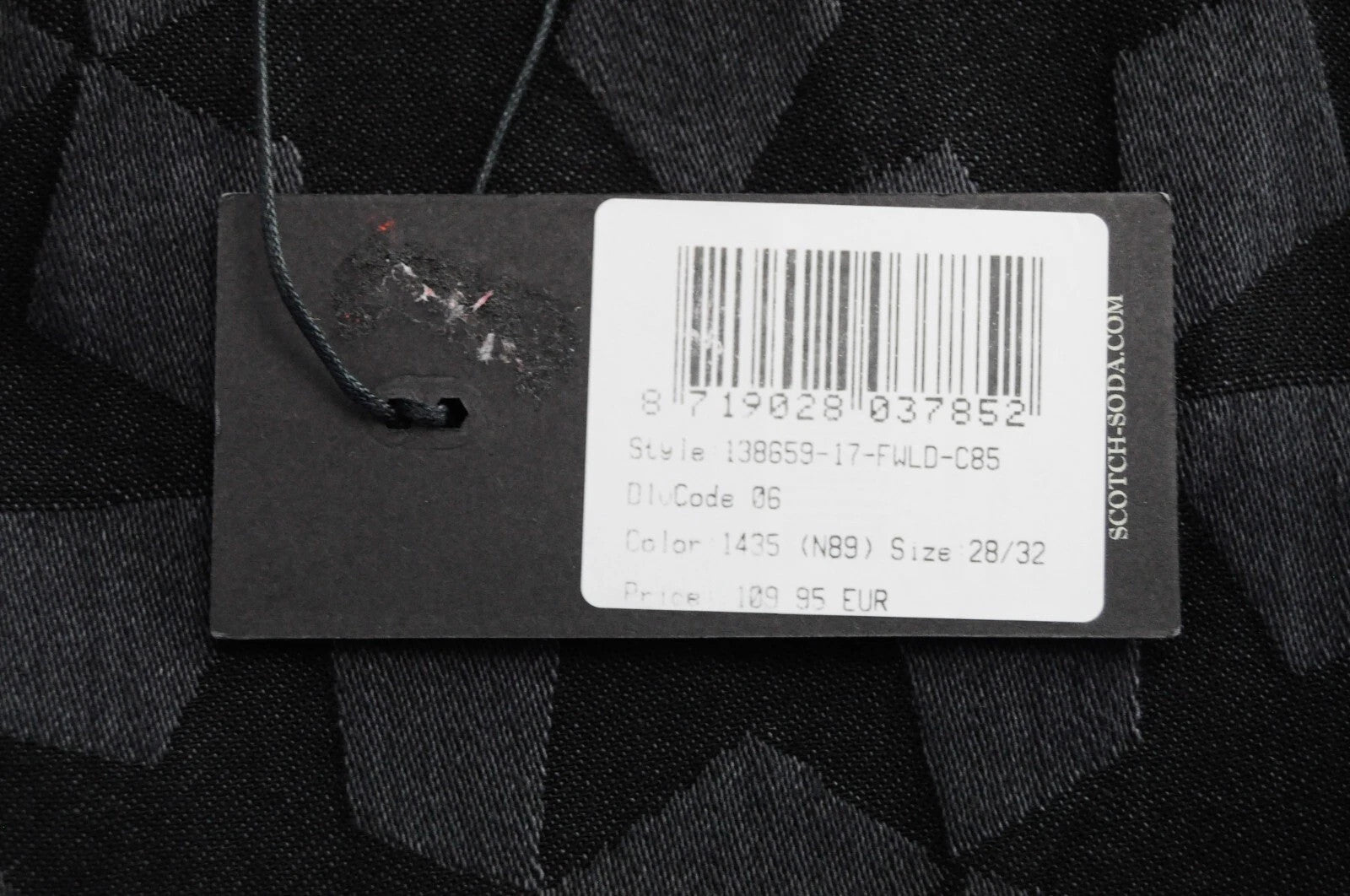 SCOTCH & SODA W28/L32 Women Skinny Jeans Black Star Stretch Cotton Fit