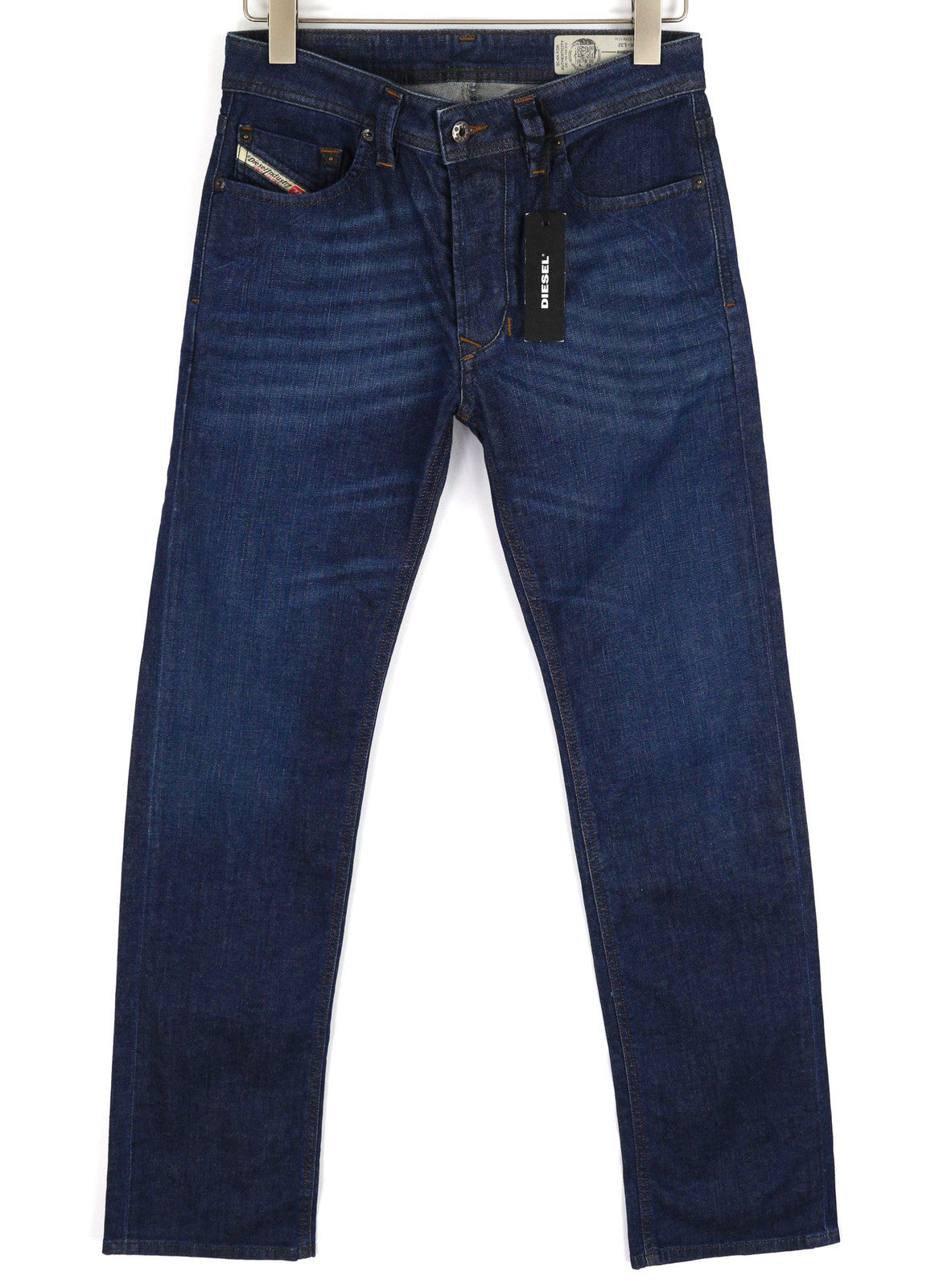 DIESEL Larkee R845B vyriški džinsai W28/L32 Regular Straight Stretch skalbto mėlyno džinso 