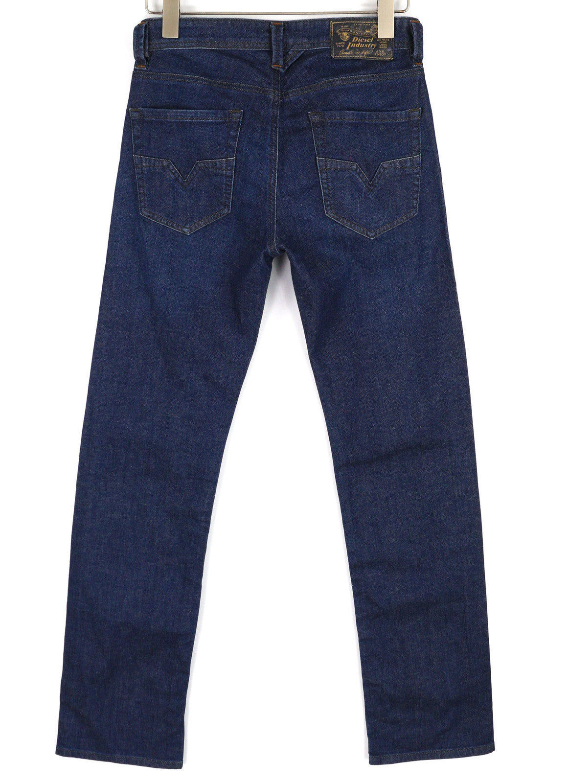 DIESEL Larkee R845B vyriški džinsai W28/L32 Regular Straight Stretch skalbto mėlyno džinso 