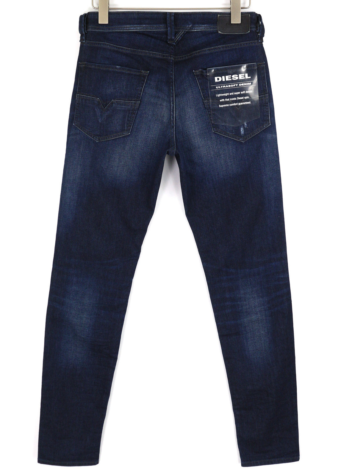 DIESEL Larkee-Beex 069BM vyriški džinsai W29/L34 Regular Tapered Stretch Ultrasoft 