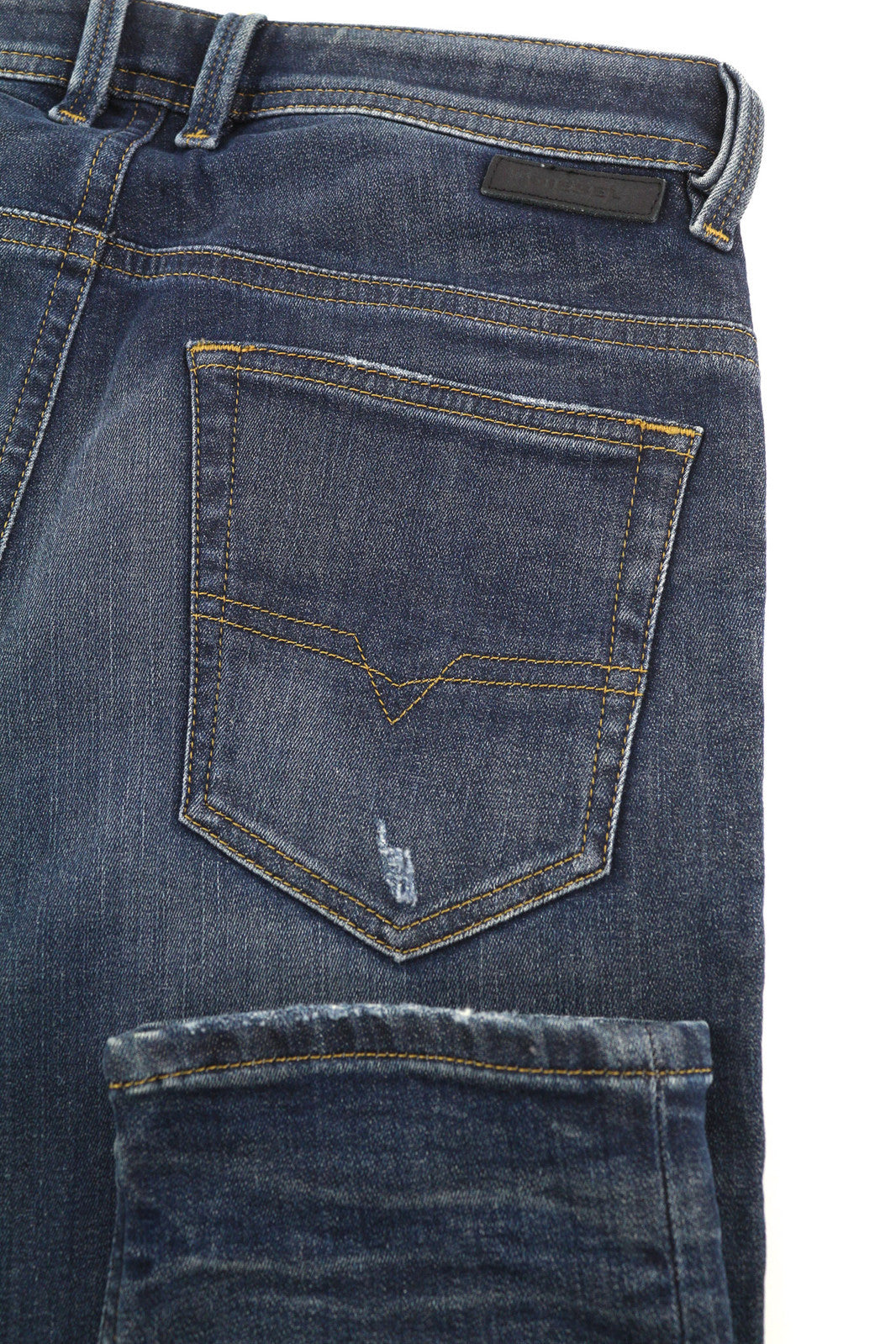 DIESEL Thommer-T 087AI Vyriški džinsai W27 Jogg Sweat Stretch Distress Plyšę skalbti 