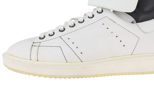 GOLDEN GOOSE vyriški sportbačiai EU39 UK5 baltos odos palaidinė iki kulkšnies 102A4 unisex moterims 