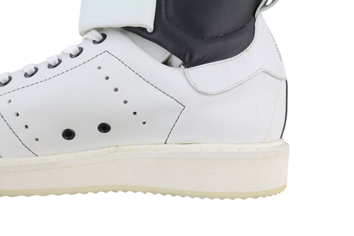 GOLDEN GOOSE vyriški sportbačiai EU39 UK5 baltos odos palaidinė iki kulkšnies 102A4 unisex moterims 