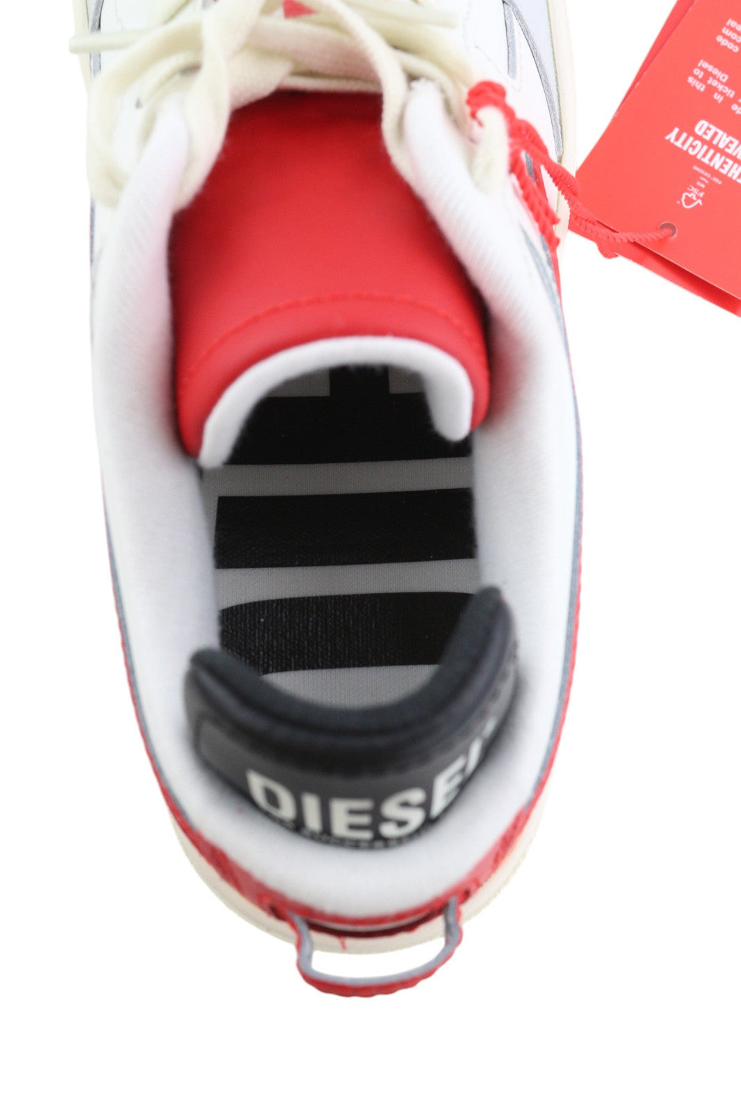 DIESEL S-Ukiyo žemakulniai vyriški sportbačiai, šviesios karvės odos, suvarstomi, EU42, RRP – 195 € 