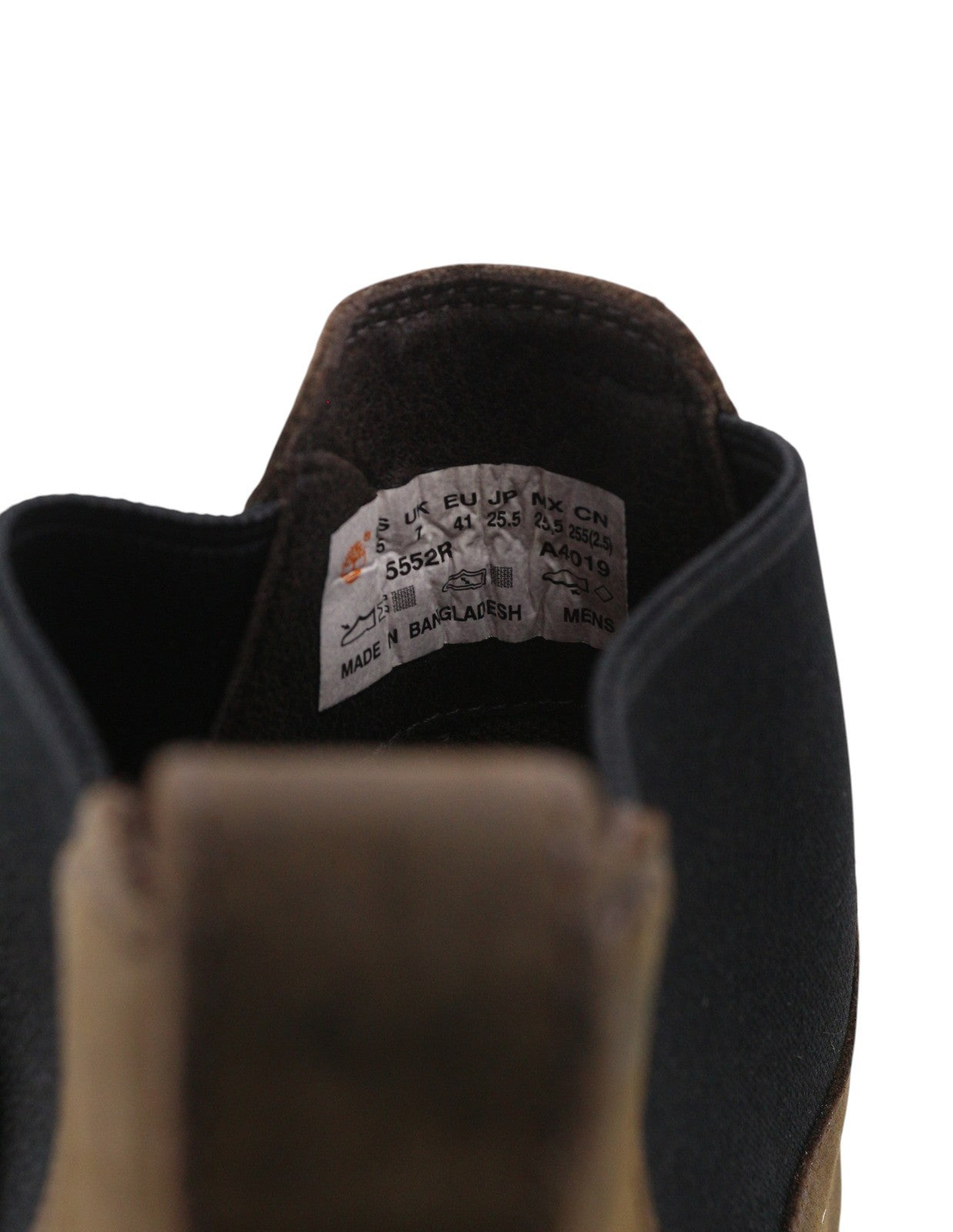 TIMBERLAND 5552R vyriški aulinukai EU41 EU40 rudi odiniai iki kulkšnies migdolų nosies sendinto odos 