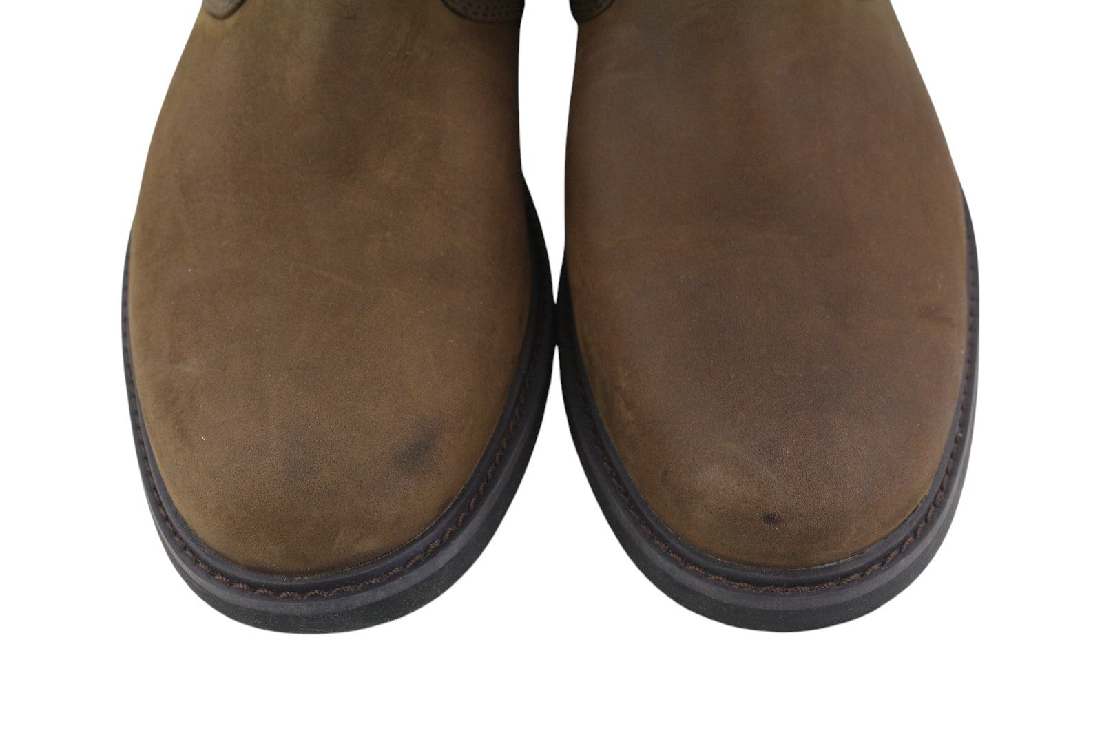 TIMBERLAND 5552R vyriški aulinukai EU41 EU40 rudi odiniai iki kulkšnies migdolų nosies sendinto odos 