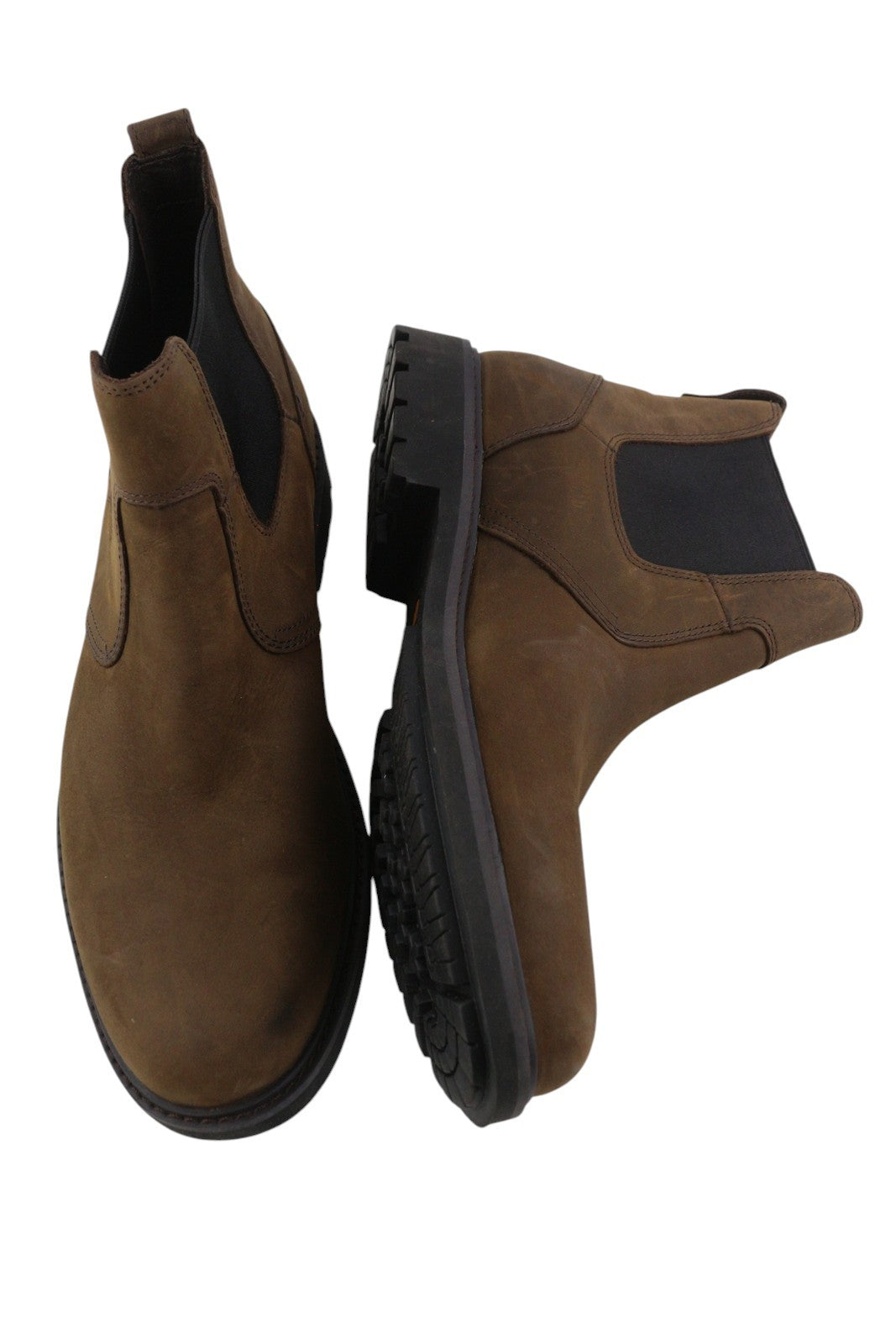 TIMBERLAND 5552R vyriški aulinukai EU41 EU40 rudi odiniai iki kulkšnies migdolų nosies sendinto odos 