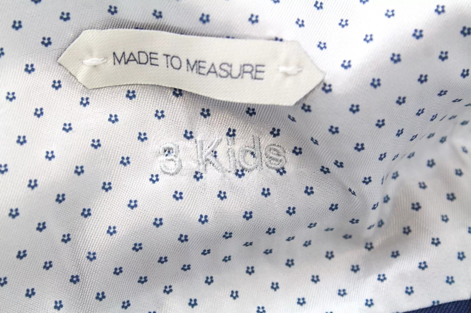 SUITSUPPLY vyriškas švarkas UK44 mėlynas Lazio vilnonis švarkas su įpjovomis atvarte ir pamušalu klasikinis 