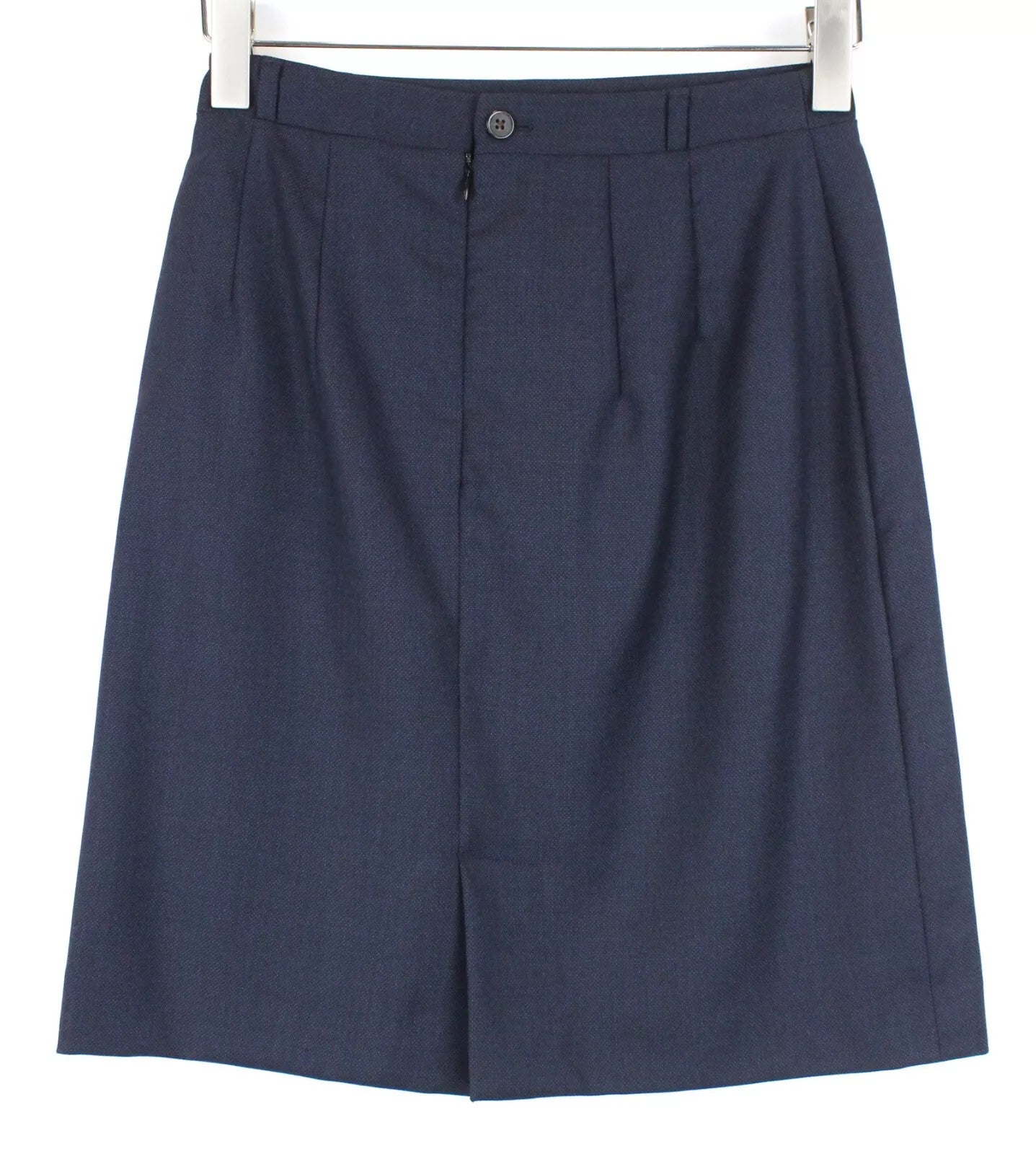 SUITSUPPLY Skirt EU36 Women Navy Pure Wool Slim Fit Lined Formal Wear
