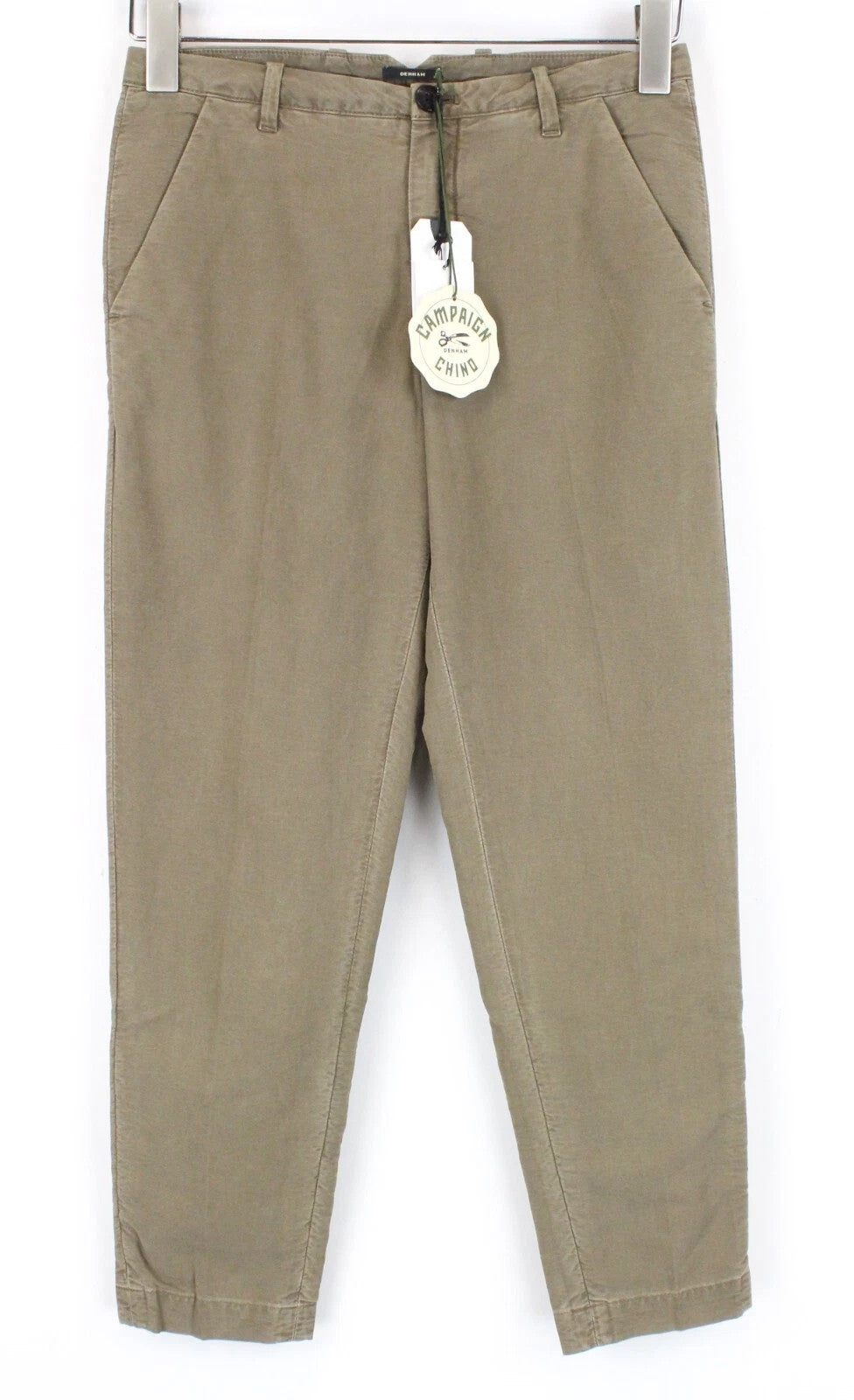 DENHAM Ocean Cargo Pants Women 2XS Brown Cotton Casual Style Trousers
