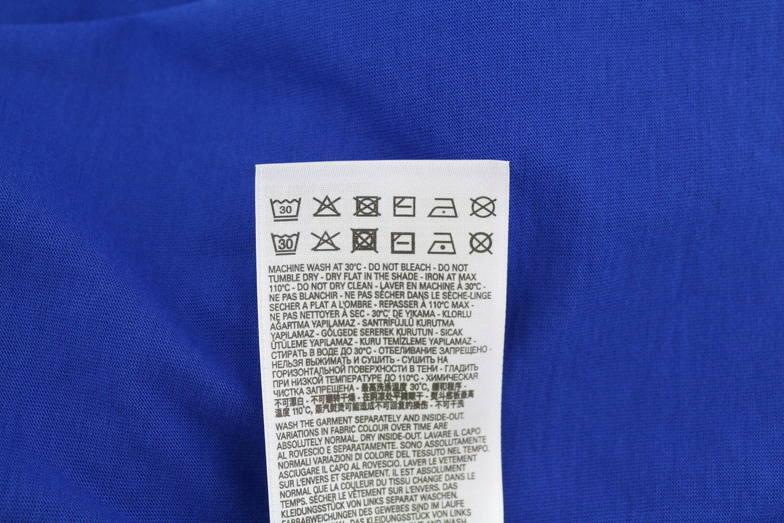 DIESEL T-Diegos-LS-K27 vyriški marškinėliai su mėlyna apykakle ir logotipu, 2XL dydžio. 