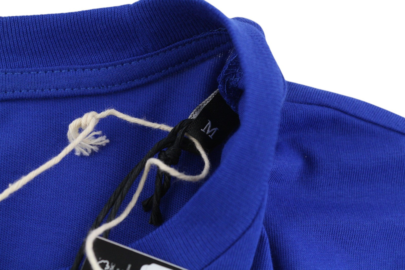 DIESEL T-Diegos-LS-K27 vyriški marškinėliai M vidutinio mėlynumo, megztinis su apvalia kaklo iškirpte ir logotipu, medvilniniai 