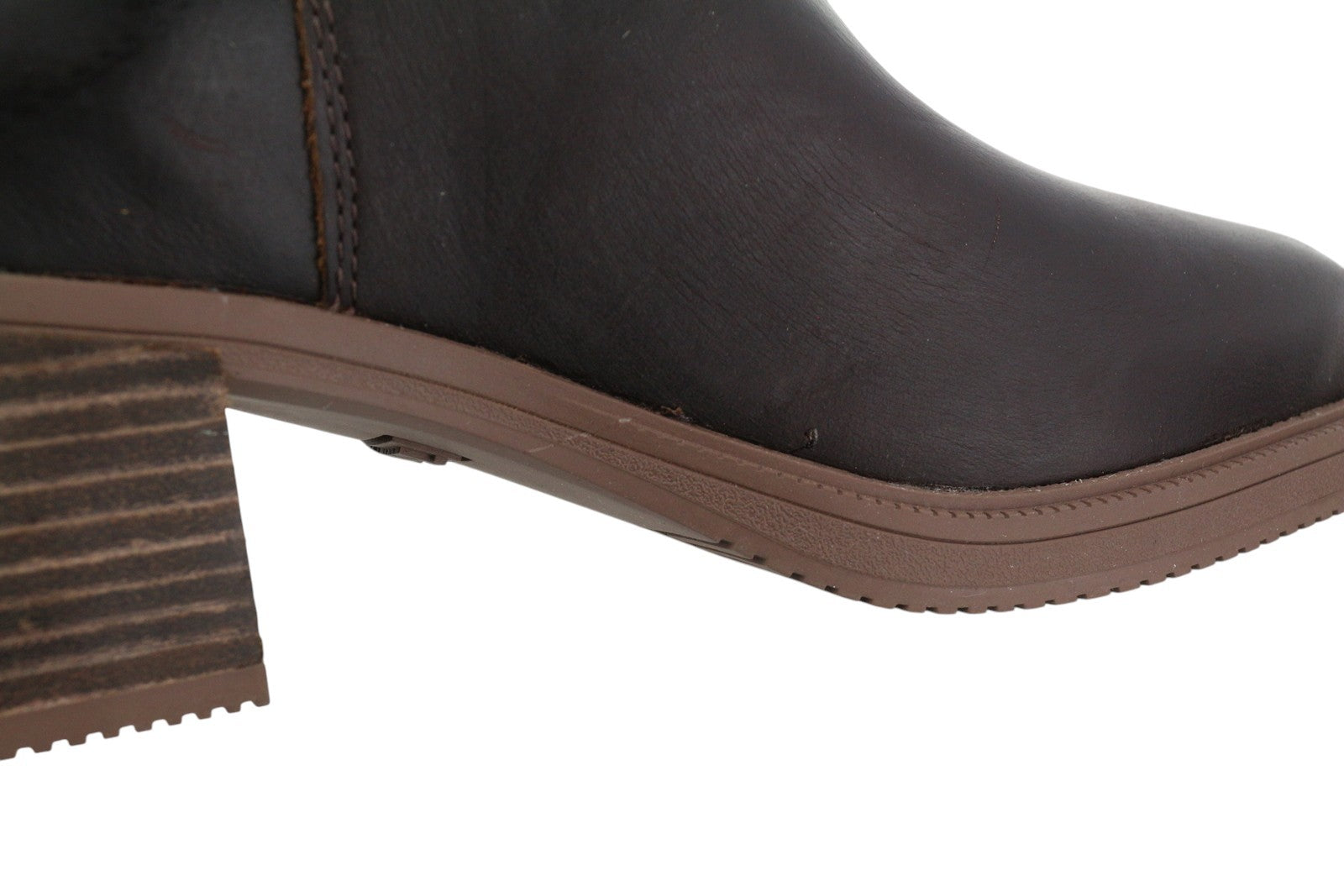 TIMBERLAND A25B3 moteriški aulinukai EU37 EU38 rudos spalvos odiniai kulniukai su veidrodiniu prigludimu. 