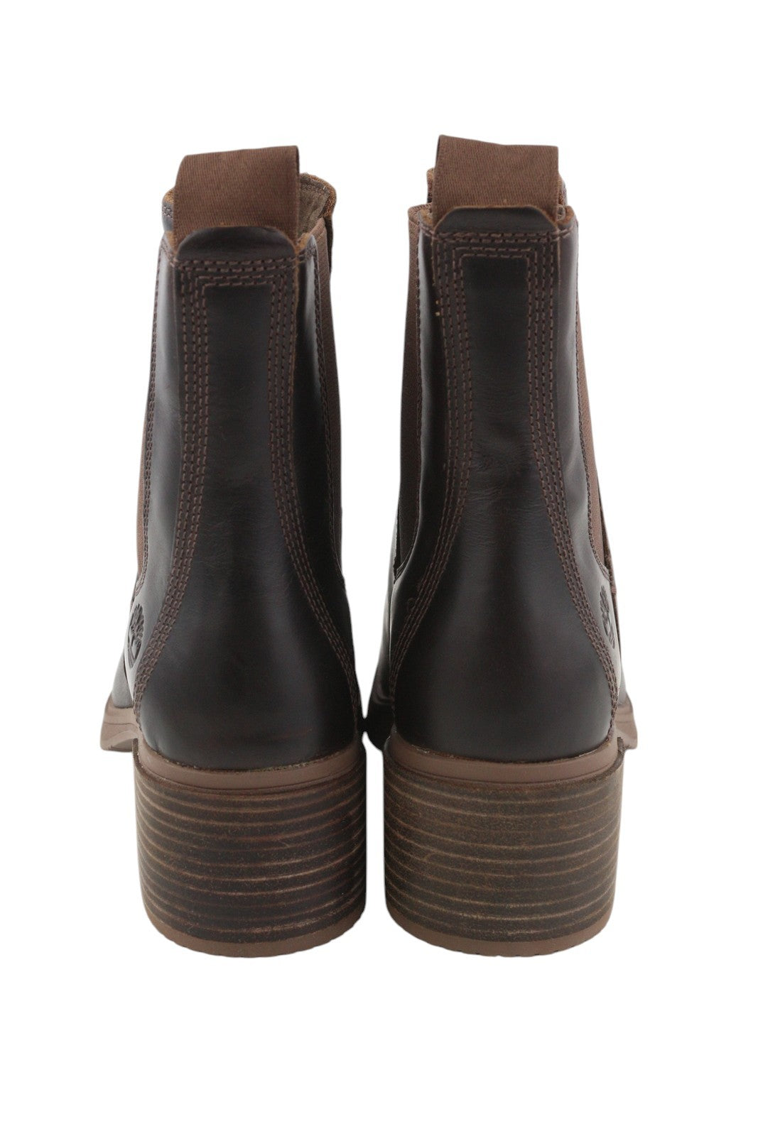 TIMBERLAND A25B3 moteriški aulinukai EU37 EU38 rudos spalvos odiniai kulniukai su veidrodiniu prigludimu. 