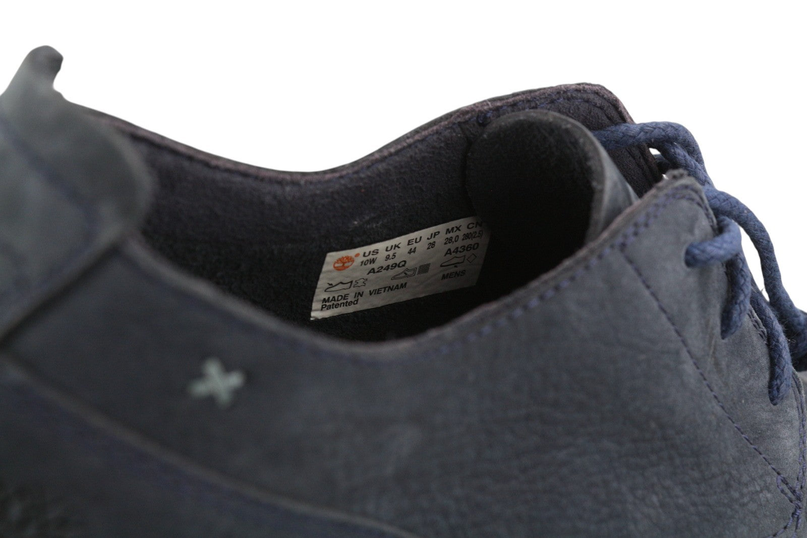 TIMBERLAND A249Q vyriški batai EU44 EU45 mėlyna odinė „Sensorflex Comfort System“ sistema 