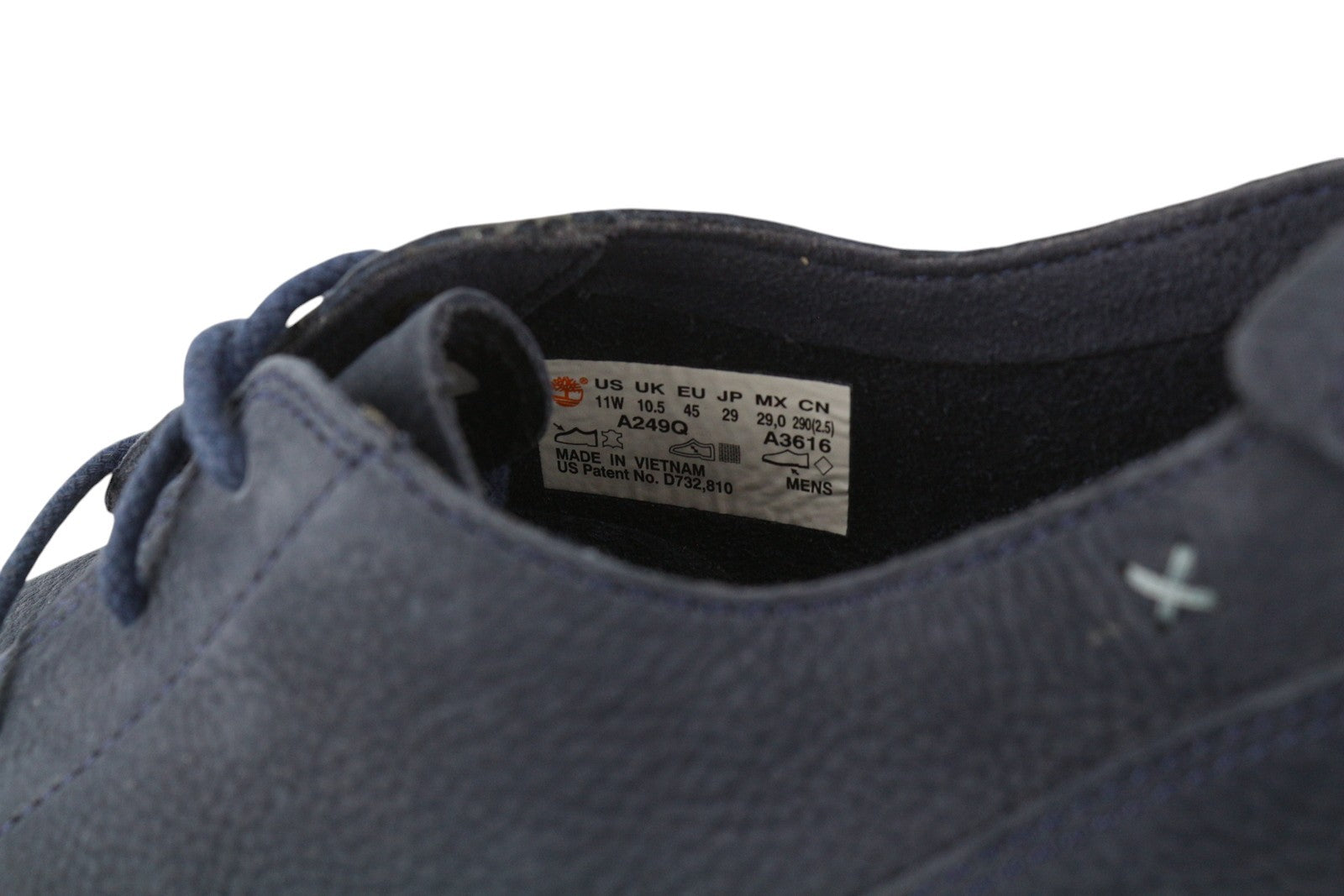 TIMBERLAND A249Q vyriški batai EU44 EU45 mėlyna odinė „Sensorflex Comfort System“ sistema 