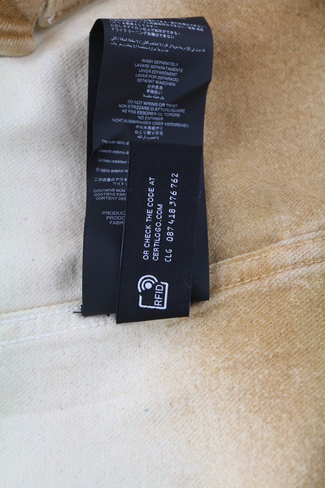 ALANUI ryškių atspalvių vyriški marškinėliai, L dydžio, smėlio spalvos, rudi, unisex marškinėliai su palaidine, rekomenduojama kaina – 699 € 