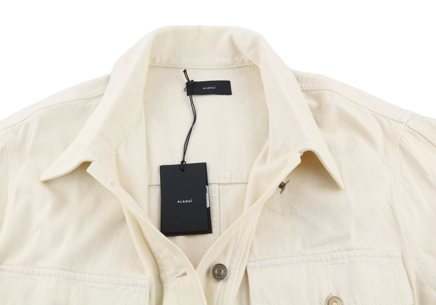 ALANUI ryškių atspalvių moteriškas švarkas L, smėlio spalvos, rudas, neapdorotas marškinėlių palaidinės formos švarkas, rekomenduojama kaina – 999 € 