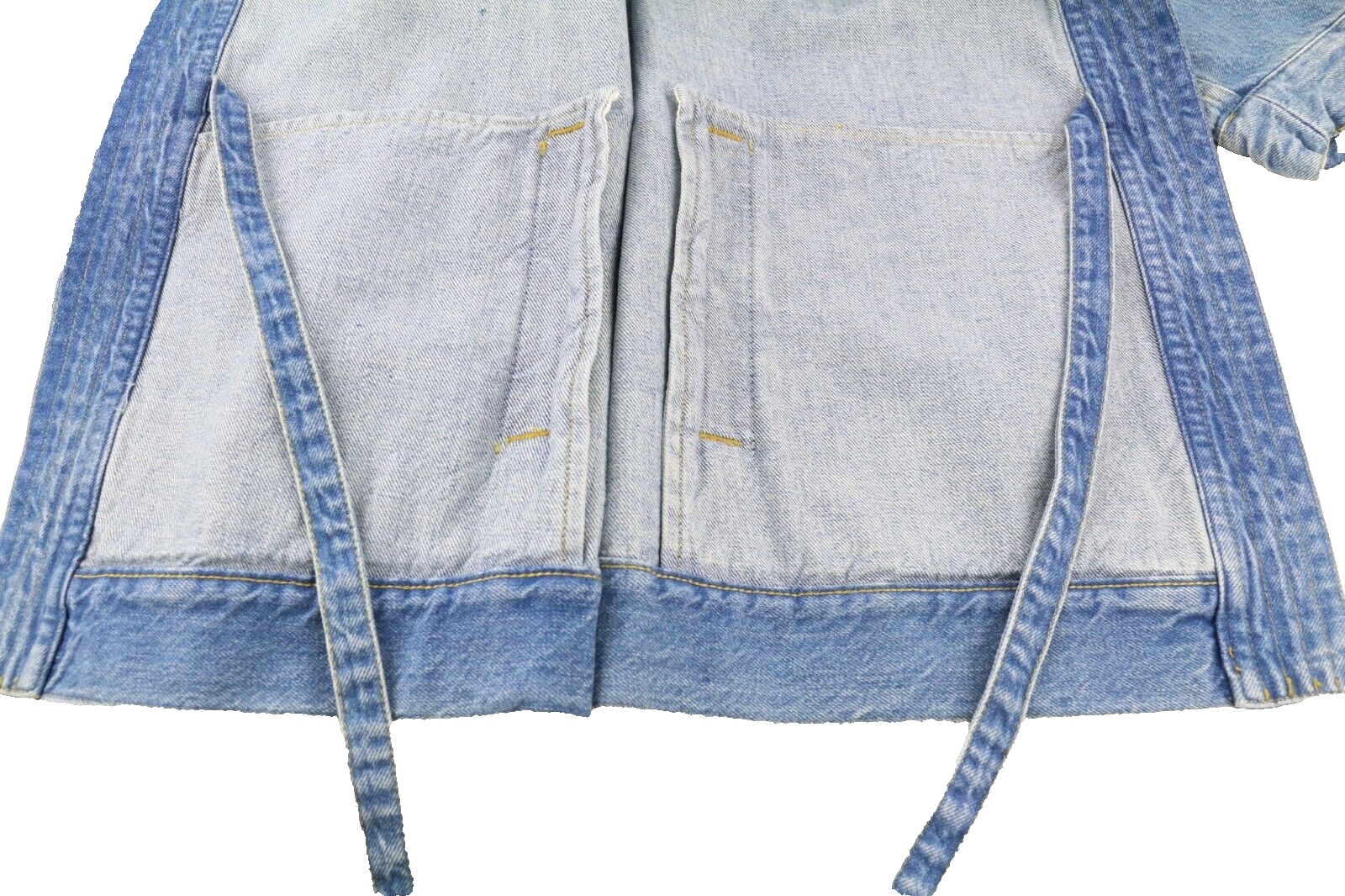 ALANUI Kerala vyriškas švarkas L ilgomis rankovėmis mėlynas medvilninis kimono RRP 699 € 