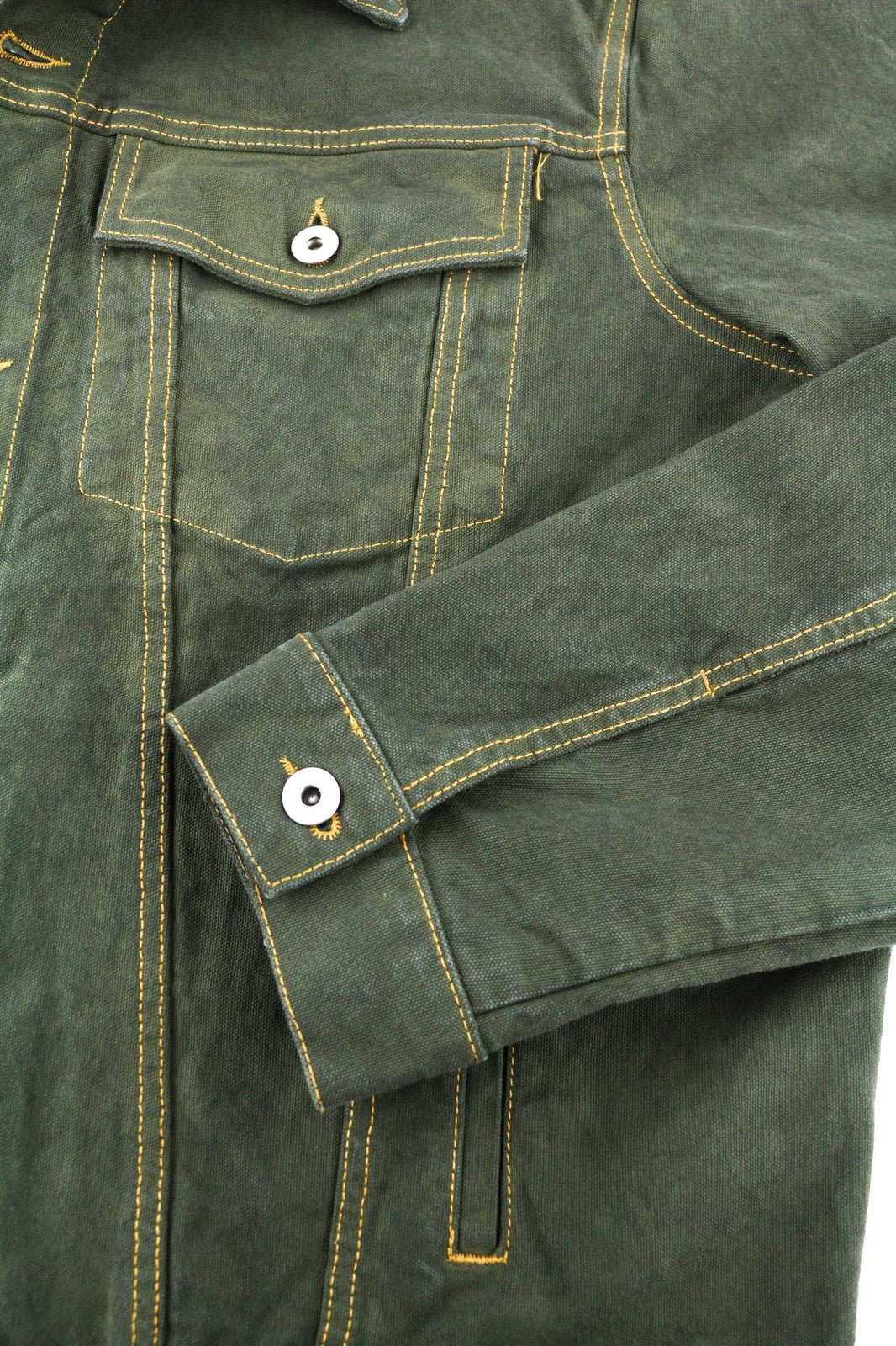 HERON PRESTON vyriška žalia medvilninė striukė ilgomis rankovėmis, L, rekomenduojama kaina – 565 € 