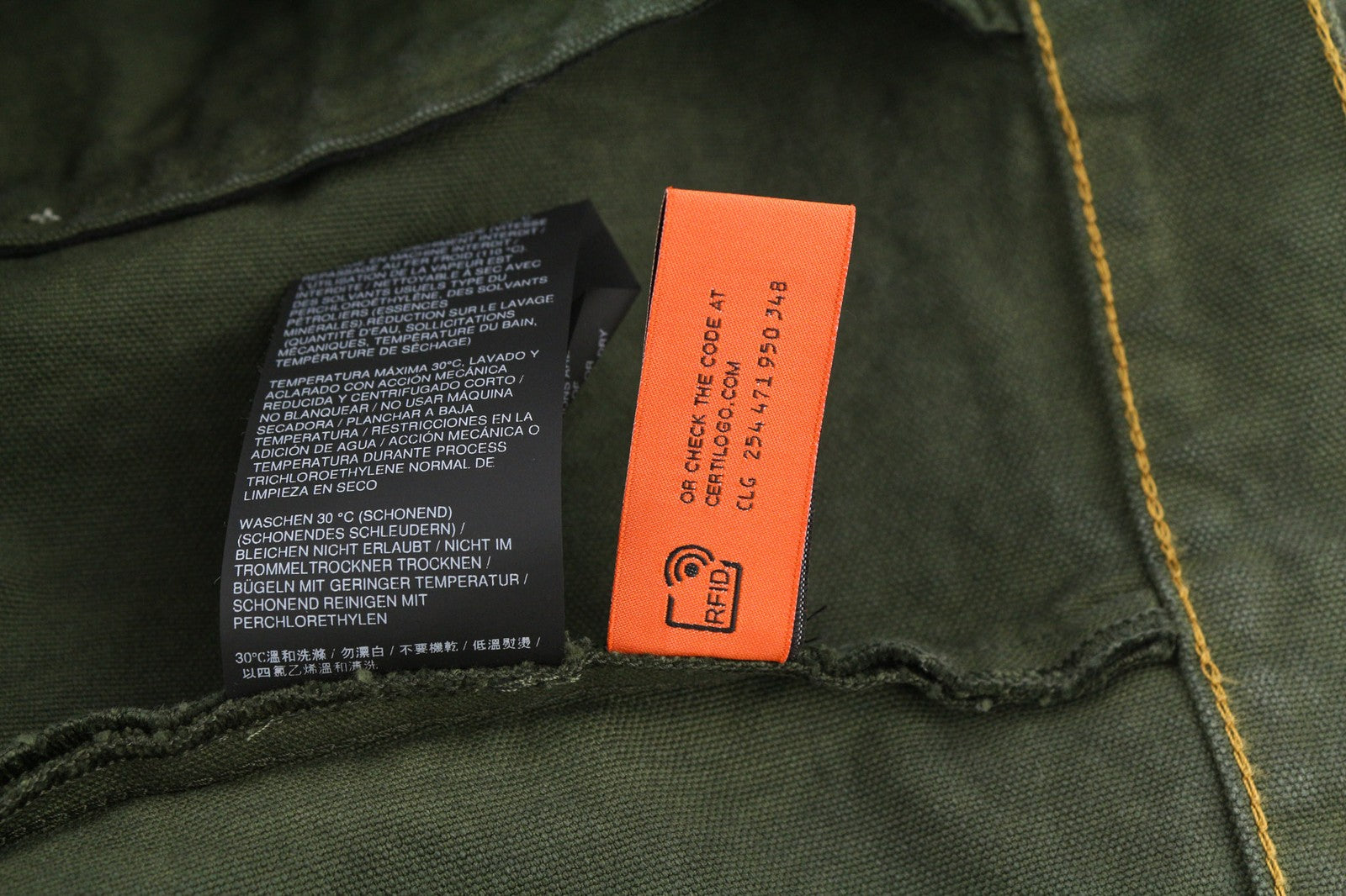 HERON PRESTON vyriška žalia medvilninė striukė ilgomis rankovėmis, L, rekomenduojama kaina – 565 € 