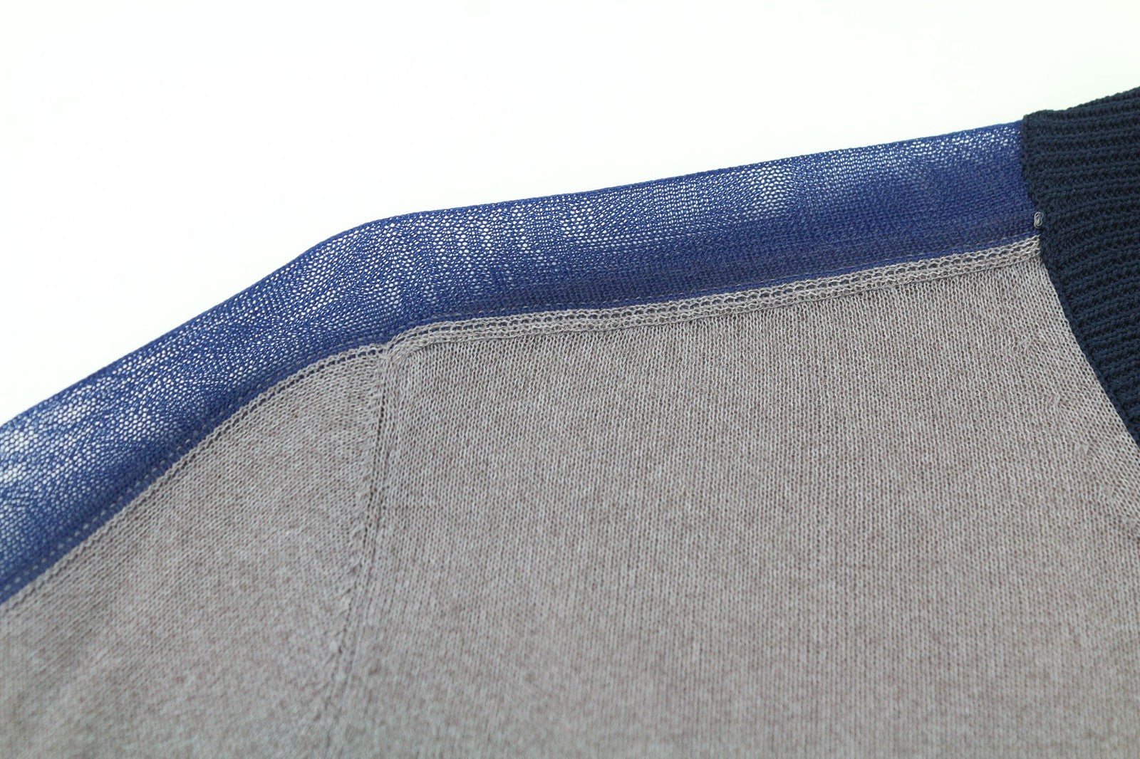 DSQUARED2 moteriškas megztinis M dydžio tamsiai mėlynas pilkas ilgomis rankovėmis 