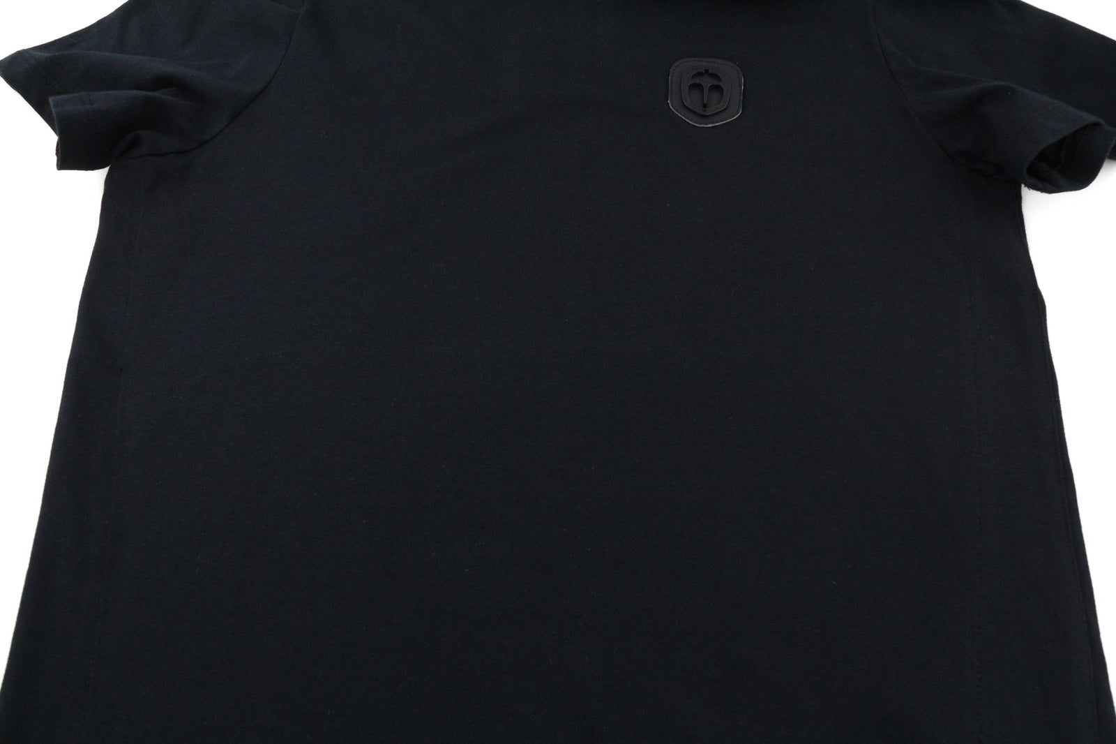 FRANKIE MORELLO Jianjian Men T-Shirt XS Black Pure Cotton Short Sleeved Pullover