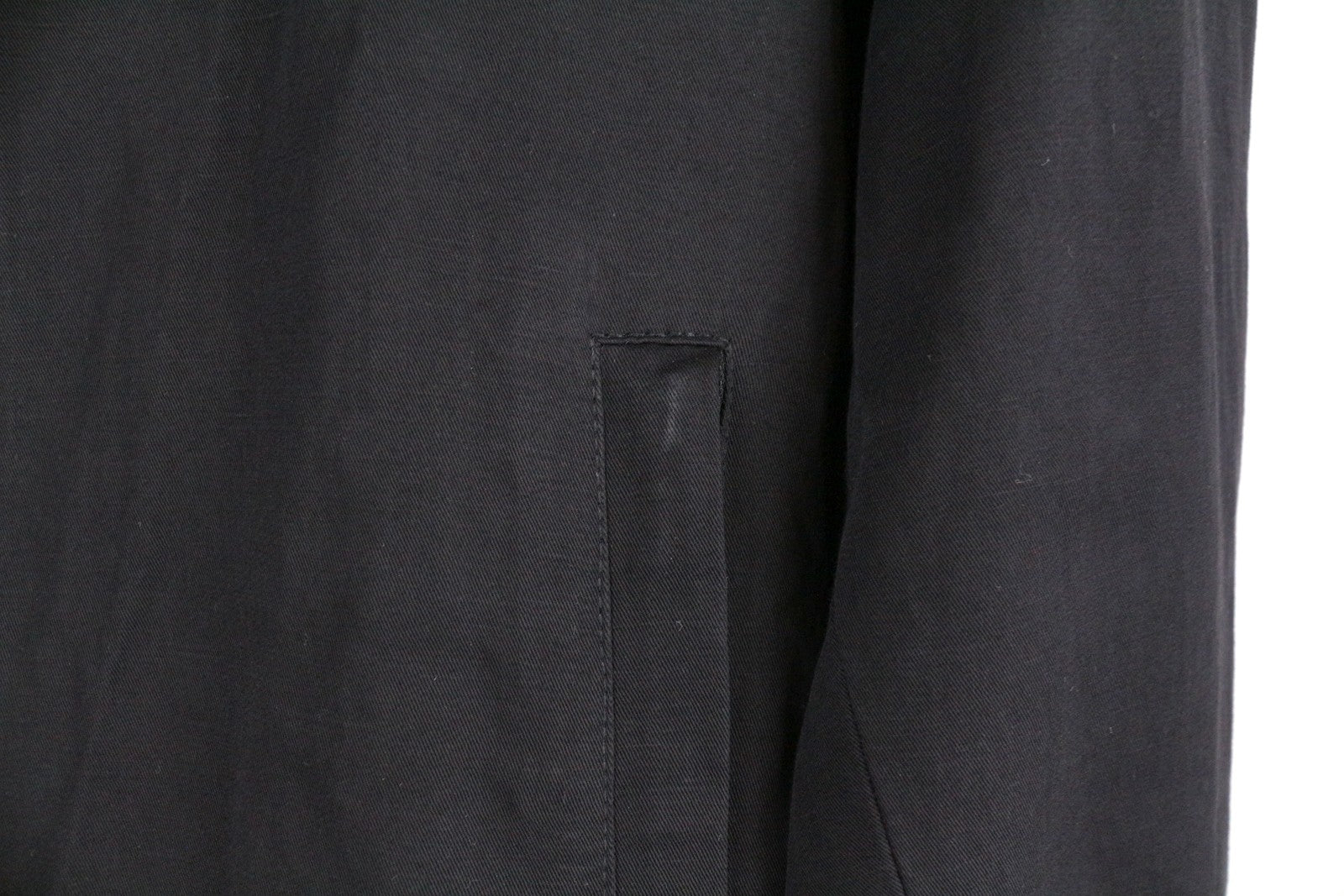 JOHN RICHMOND Men's Jacket UK16 Navy Single-Breasted Linen Cotton Long Sleeve