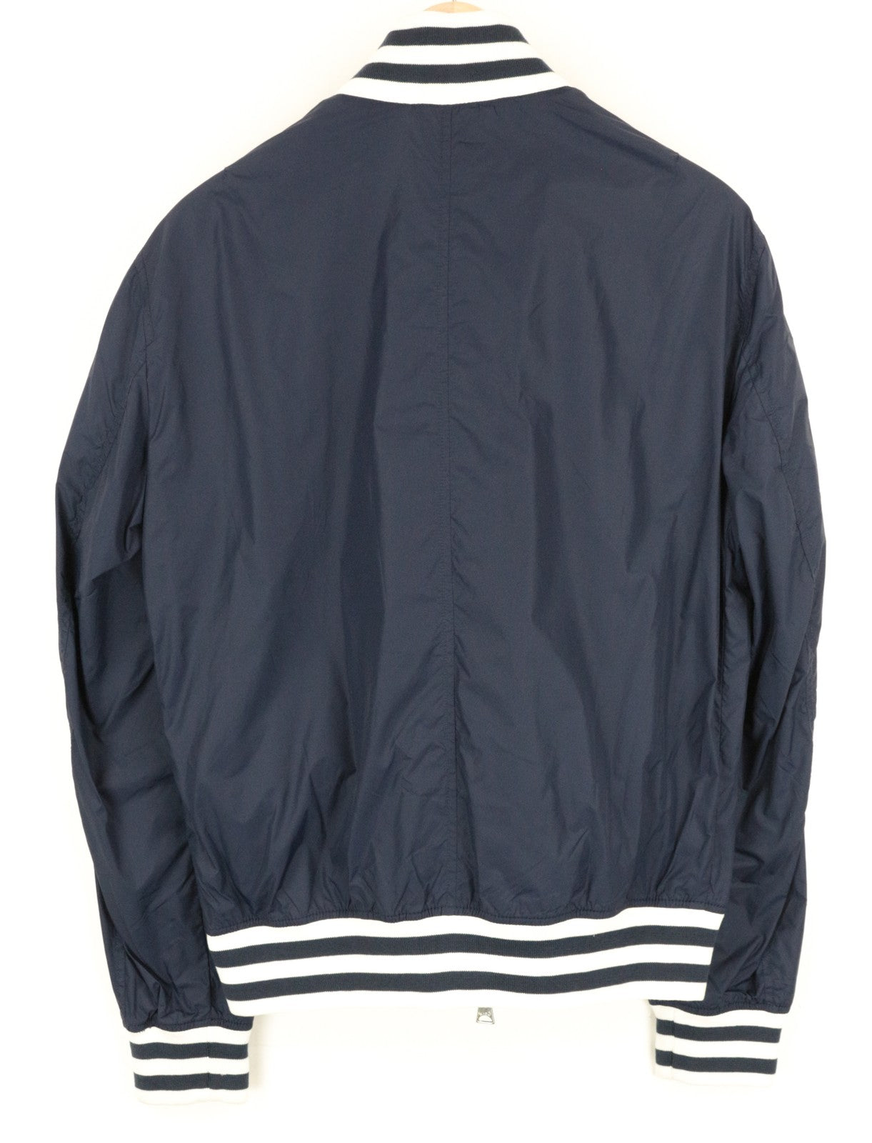 RICHMOND vyriška striukė 50 mėlyna pamušalu, užtrauktuku, ilgomis rankovėmis, bomberinė, vienaeilė 