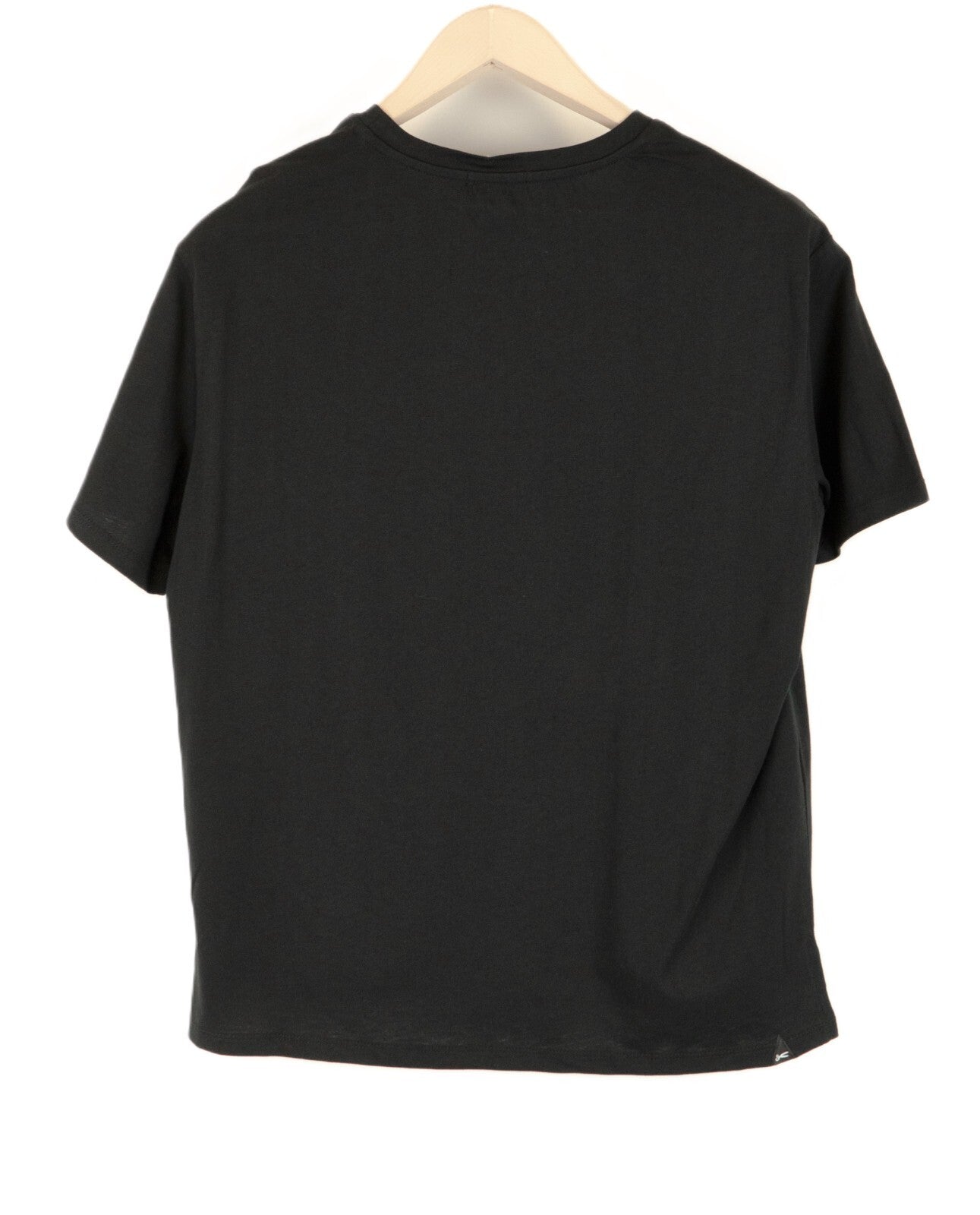 DENHAM Omono Black Women's XS Cotton T-Shirt Short Sleeve Pocket Casual